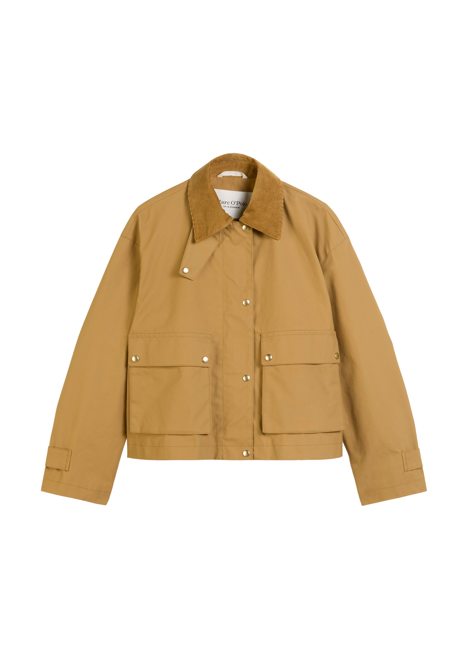 Marc O'Polo Outdoorjacke »aus Waxed-Cotton«, ohne Kapuze