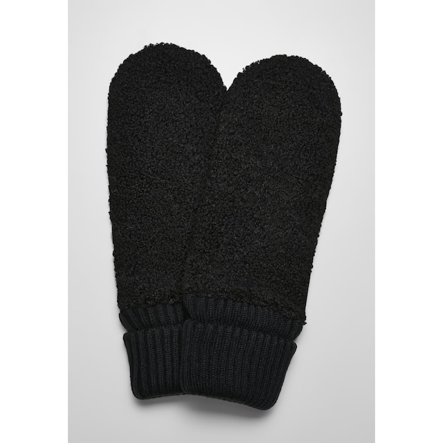 URBAN CLASSICS Baumwollhandschuhe »Accessoires Sherpa Imitation Leather  Gloves« bestellen | BAUR