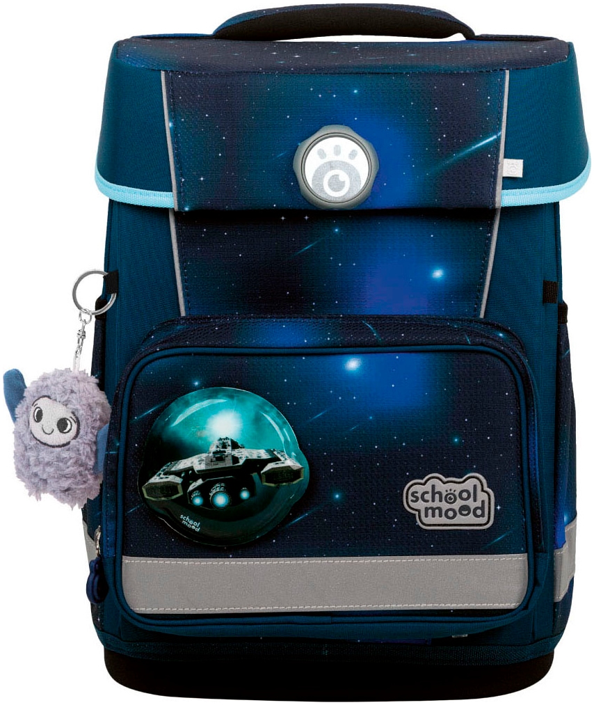 SCHOOL-MOOD® Schulranzen »Champion Pro«, retroreflektierende Flächen, mit LED-Patchy