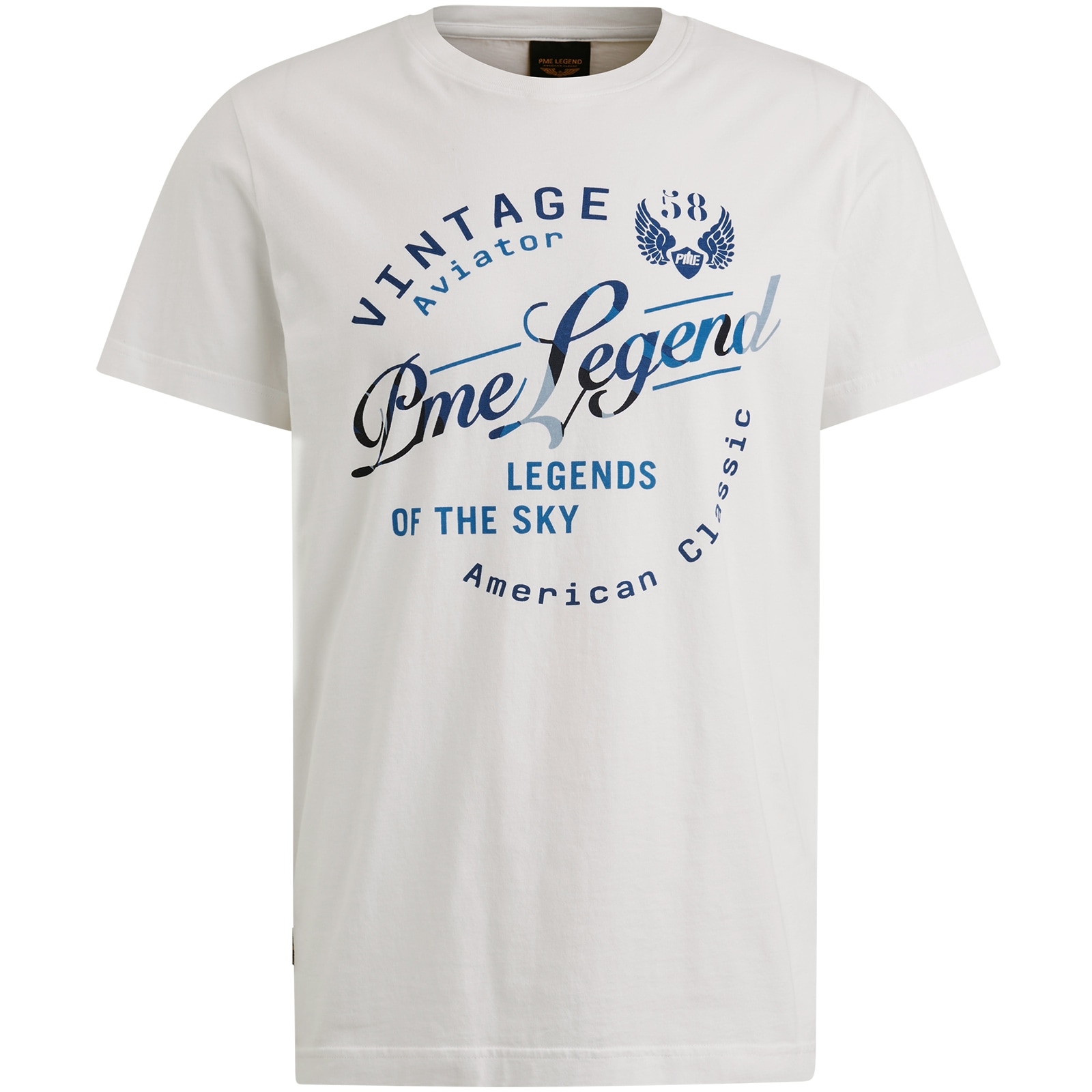 PME LEGEND T-Shirt »Short sleeve r-neck single jersey play«, mit Logo Print