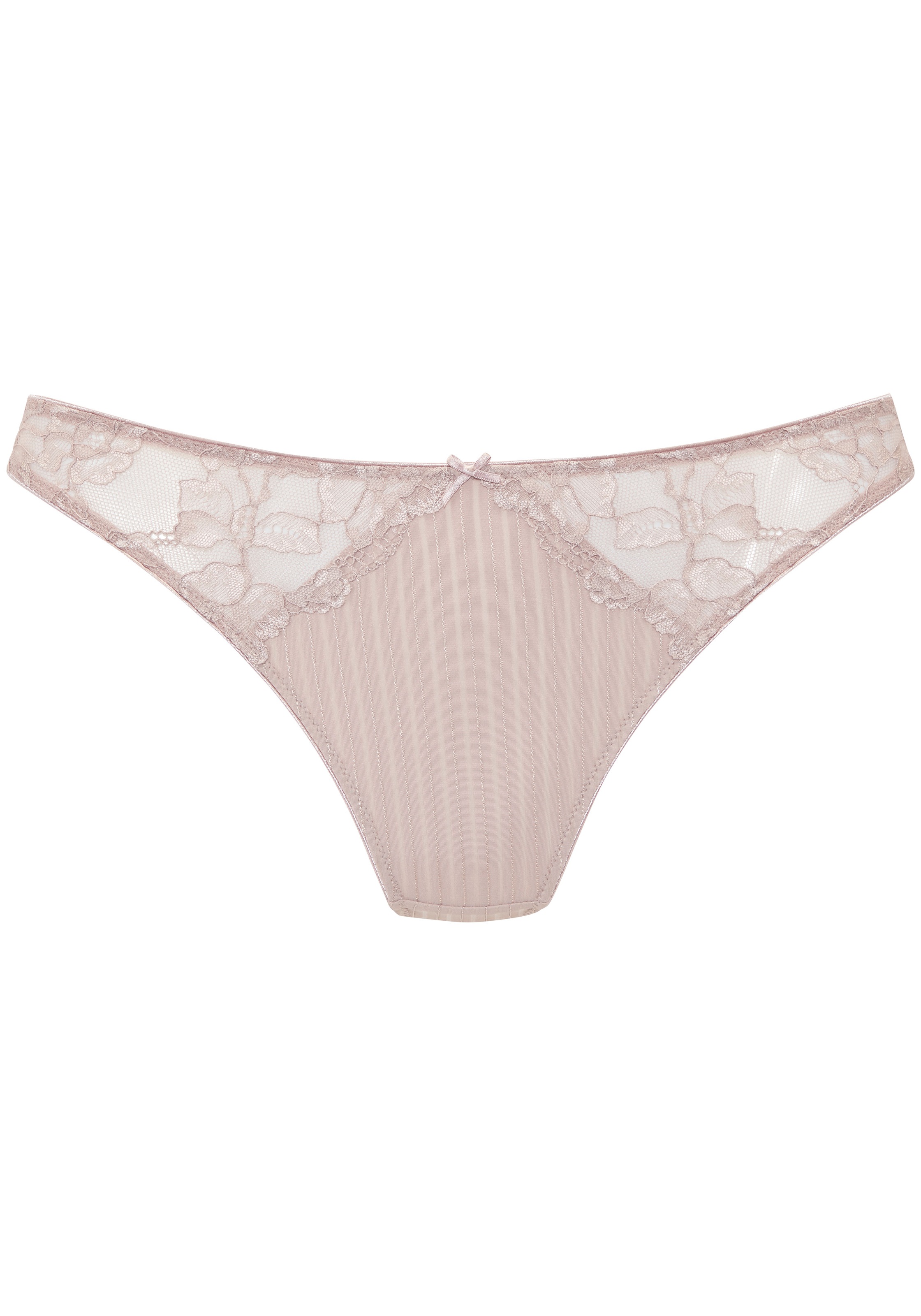 LASCANA String "Carlotta" mit filigranem Glanzfaden & feiner, floraler Spitze