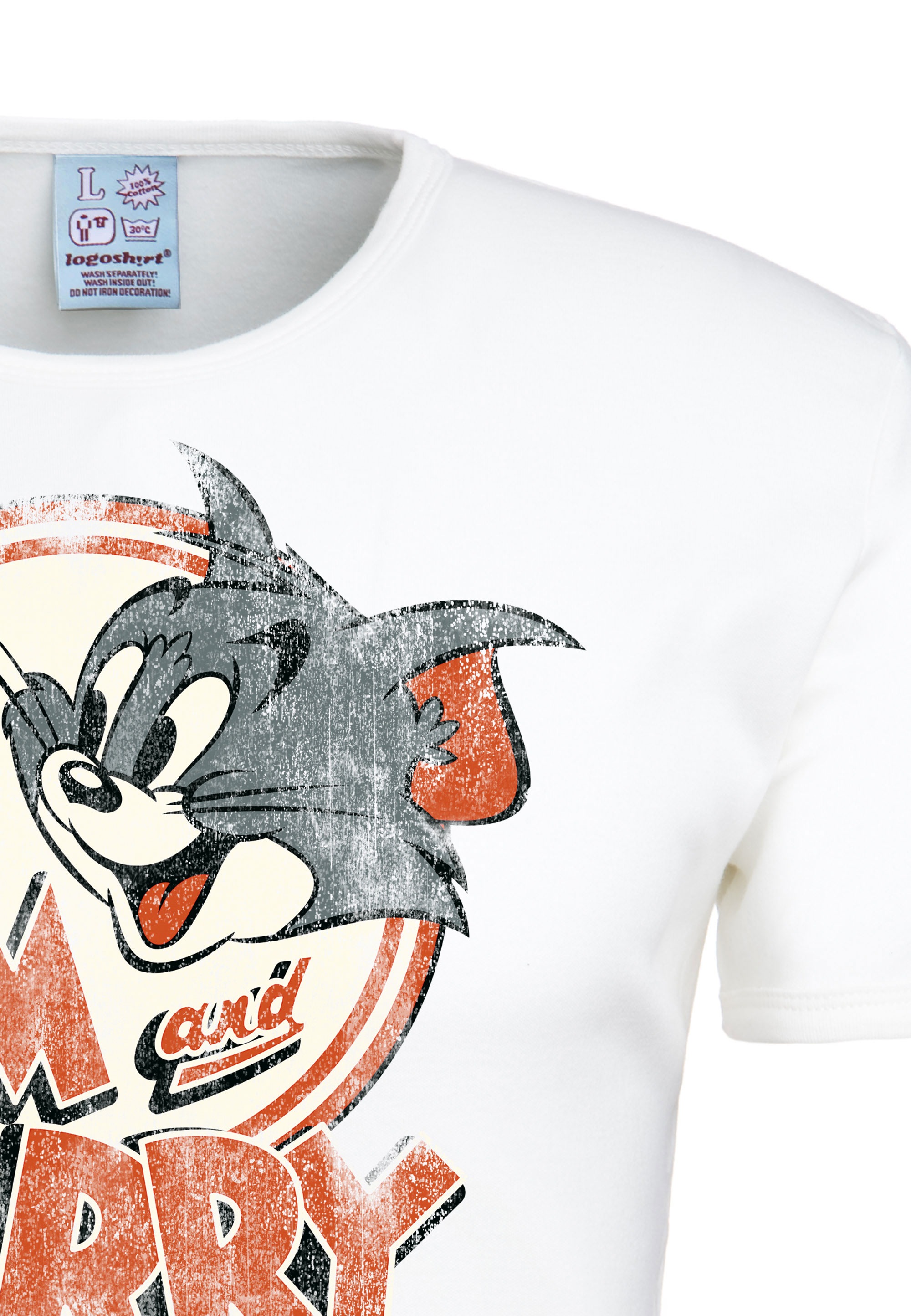 LOGOSHIRT T-Shirt »Tom & Jerry - Logo«, mit Tom & Jerry-Print