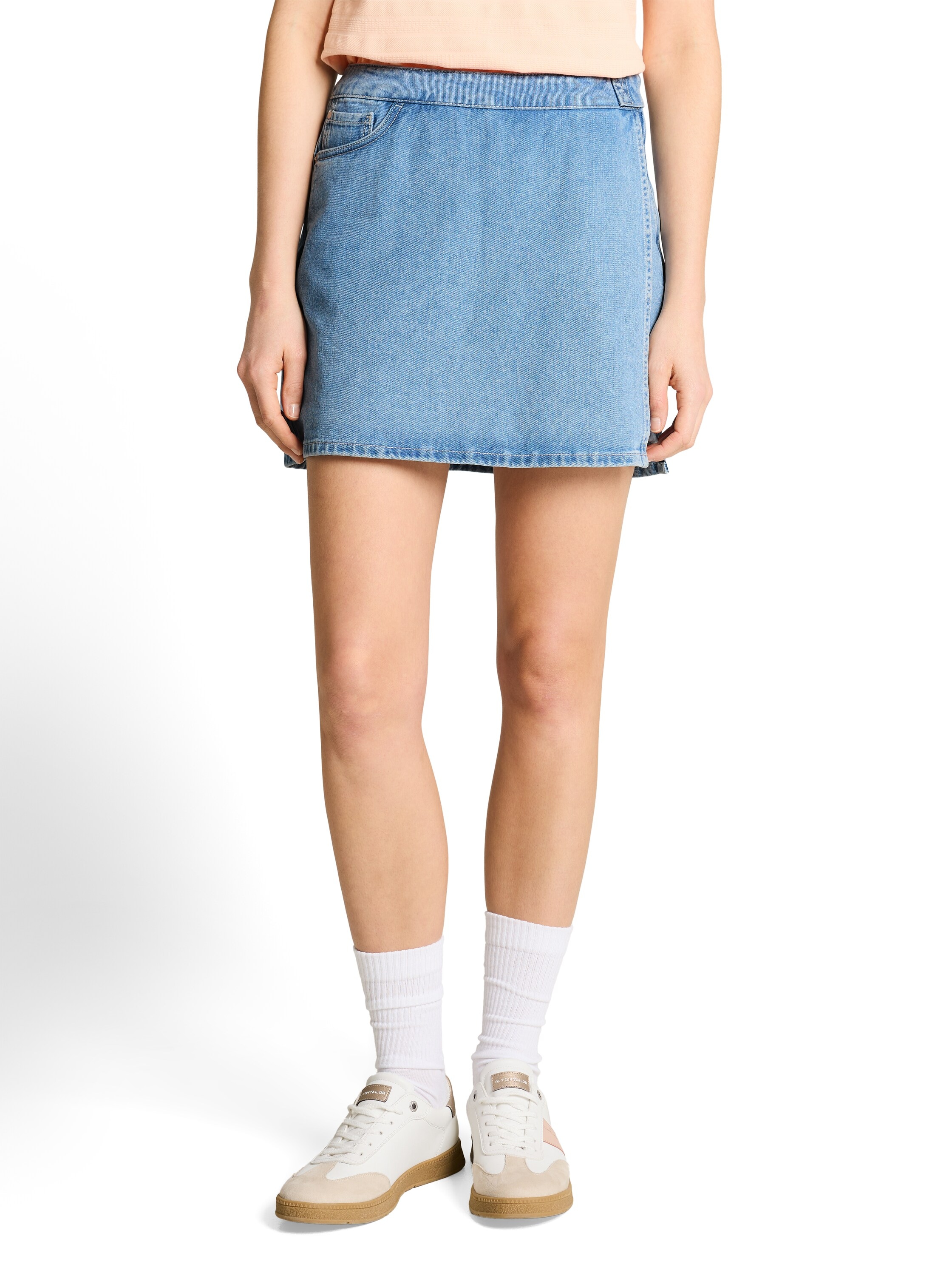 TOM TAILOR Denim Jeansshorts Skort mit seitlichem Reißverschluss günstig online kaufen