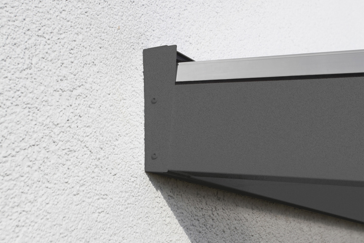 Skanholz Terrassendach »Monza«, Bedachung Verbund-Sicherheits-Glas, Aluminium
