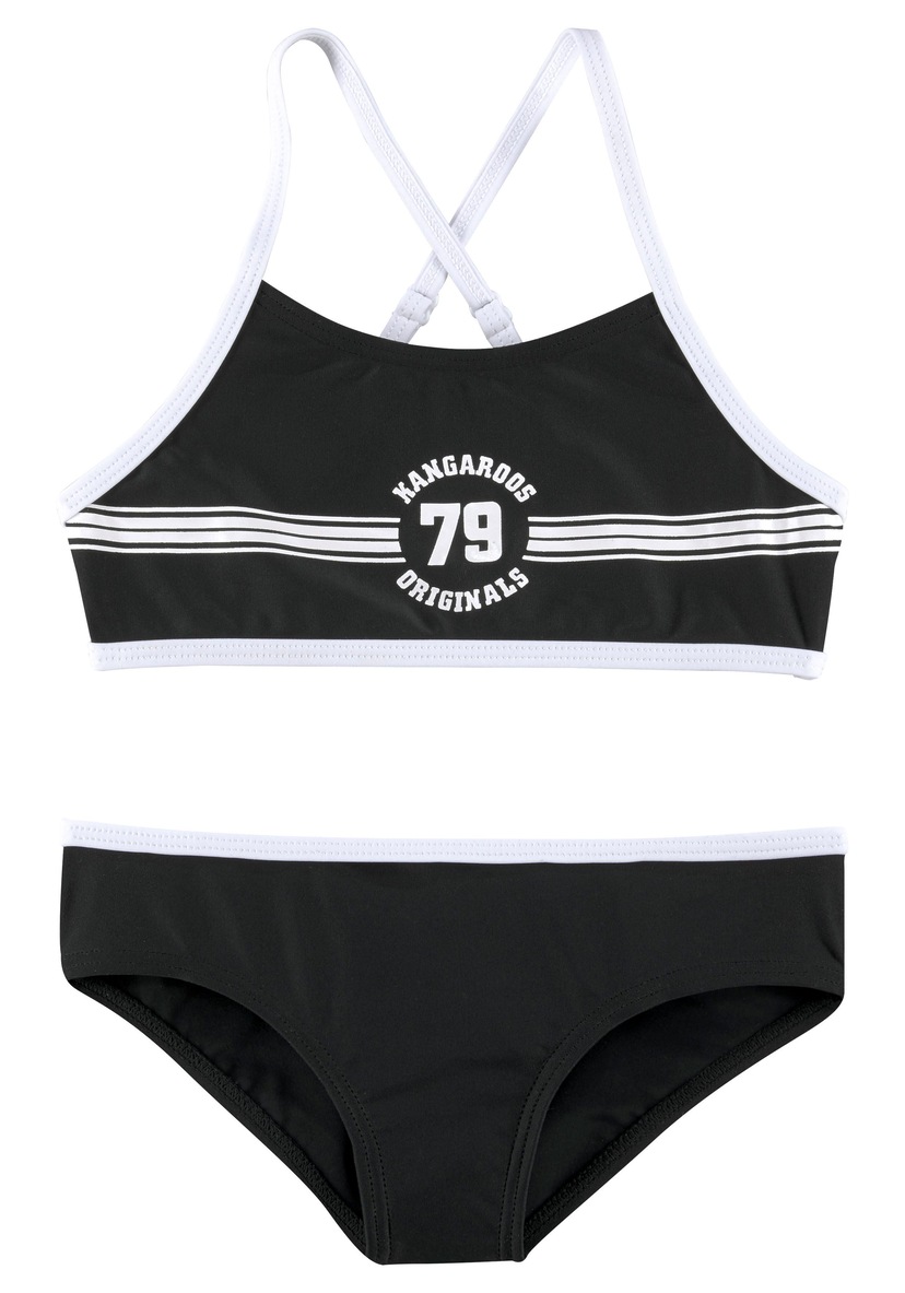 im BAUR online KangaROOS Bustier-Bikini, | kaufen Look sportlichen