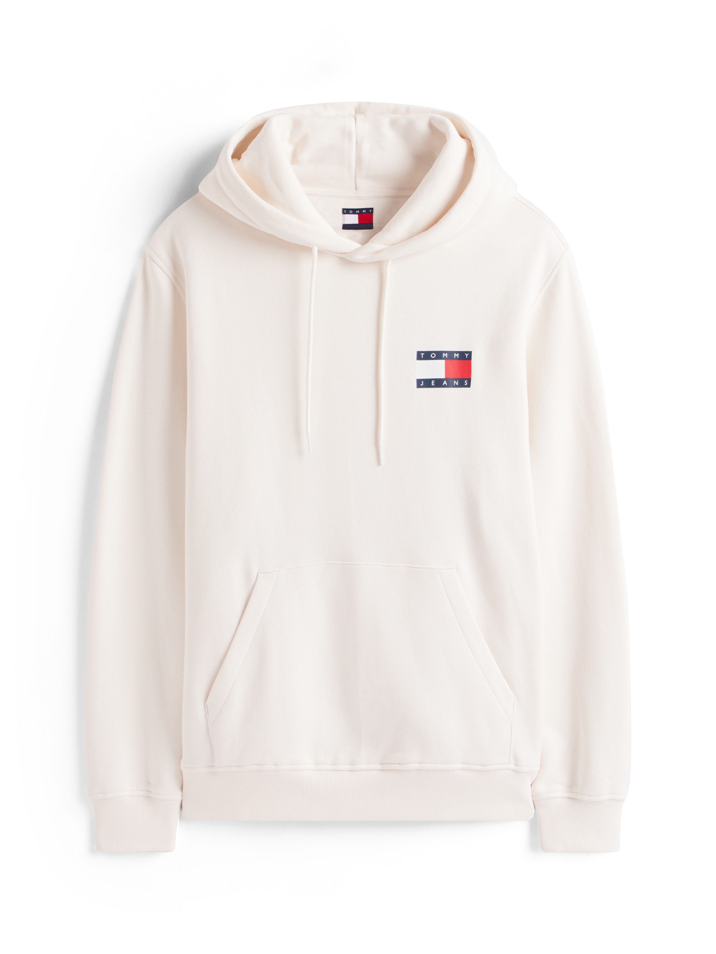 Tommy Jeans Sweatshirt »TJM REG ESSENTIAL FLAG HOOD EXT«, mit bedruckten Markenlogo auf Brusthöhe
