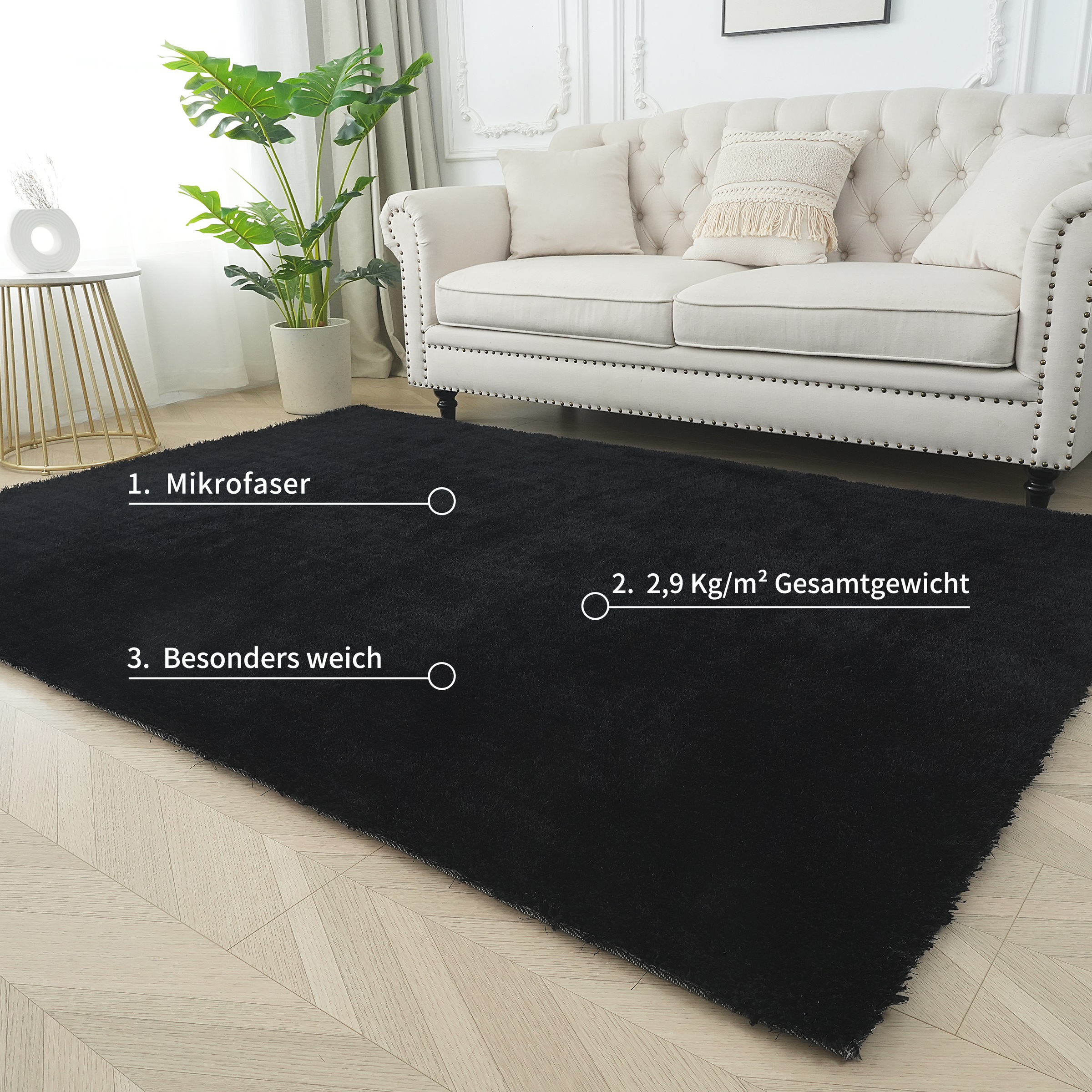 Bruno Banani "Dana Teppich, besonders weich und kuschelig, Kundenliebling" günstig online kaufen