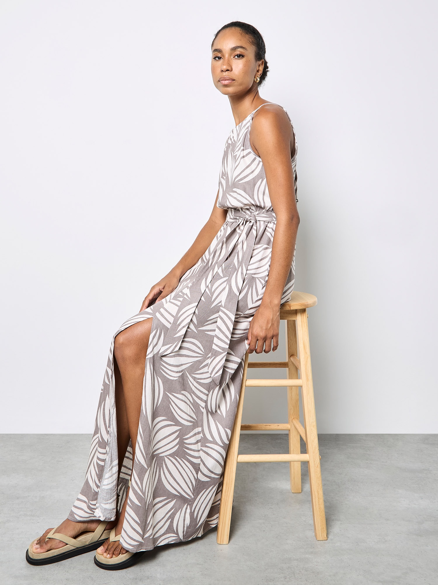 Apricot Maxikleid "Maxikleid" Druck