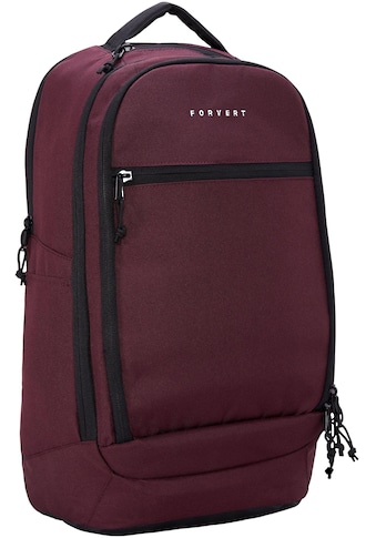 Forvert Laptoprucksack »Leo plum«