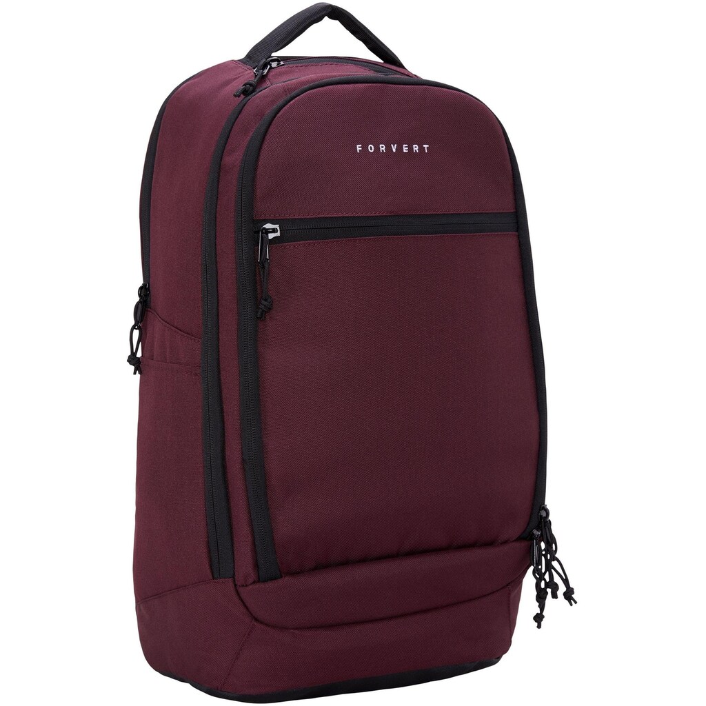 forvert Laptoprucksack »Leo, plum«