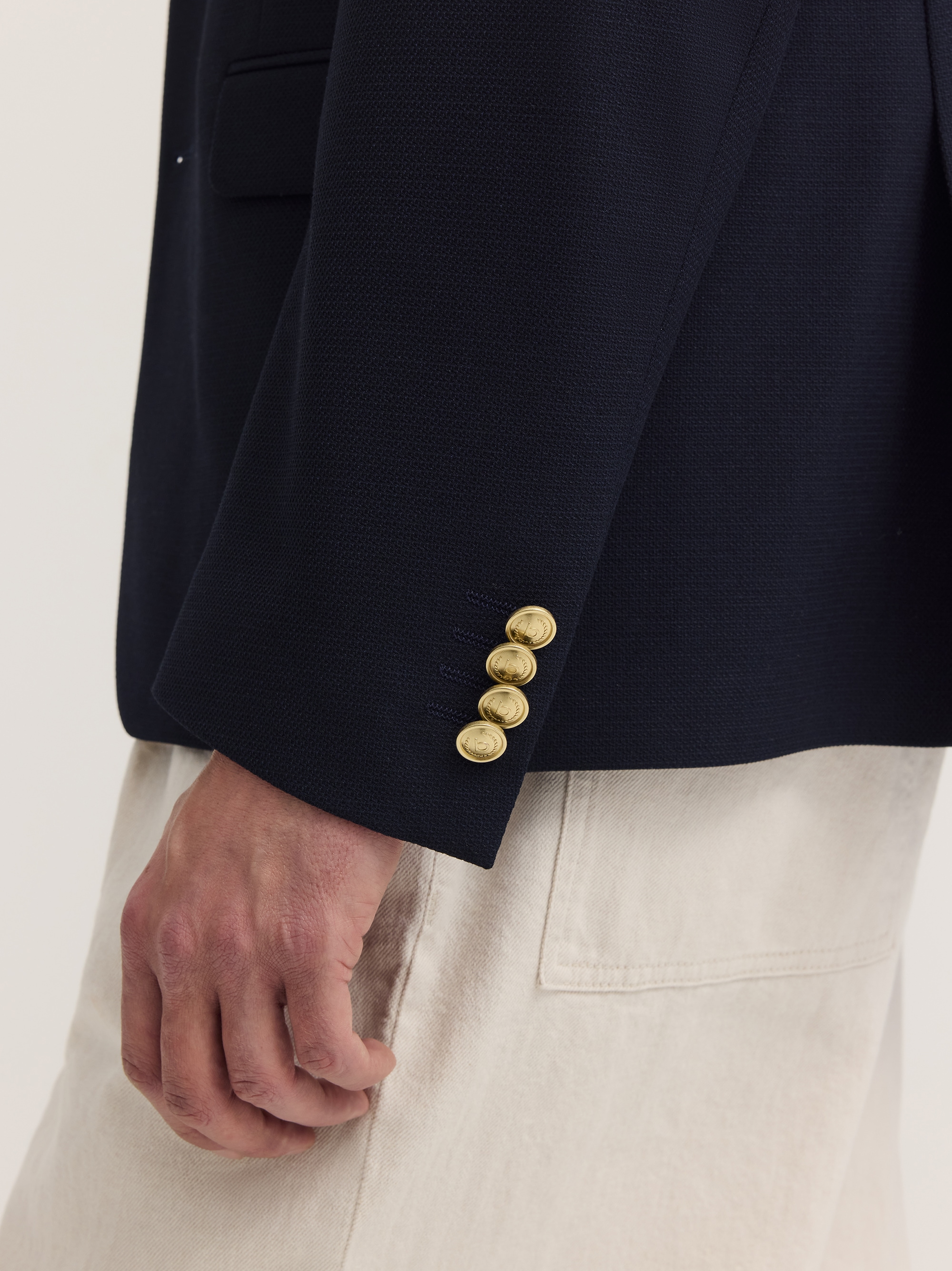 bugatti Sakko »Stretch-Futter« mit hochwertigen Ösenknöpfen