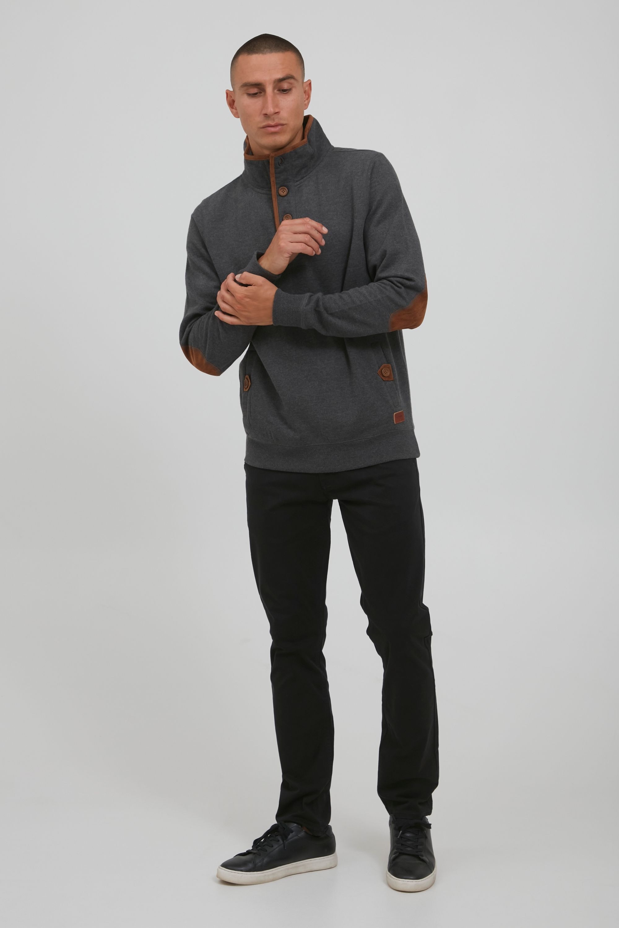 Thumbnail - Blend Troyer "BHAchilias" Sweatshirt mit Stehkragen