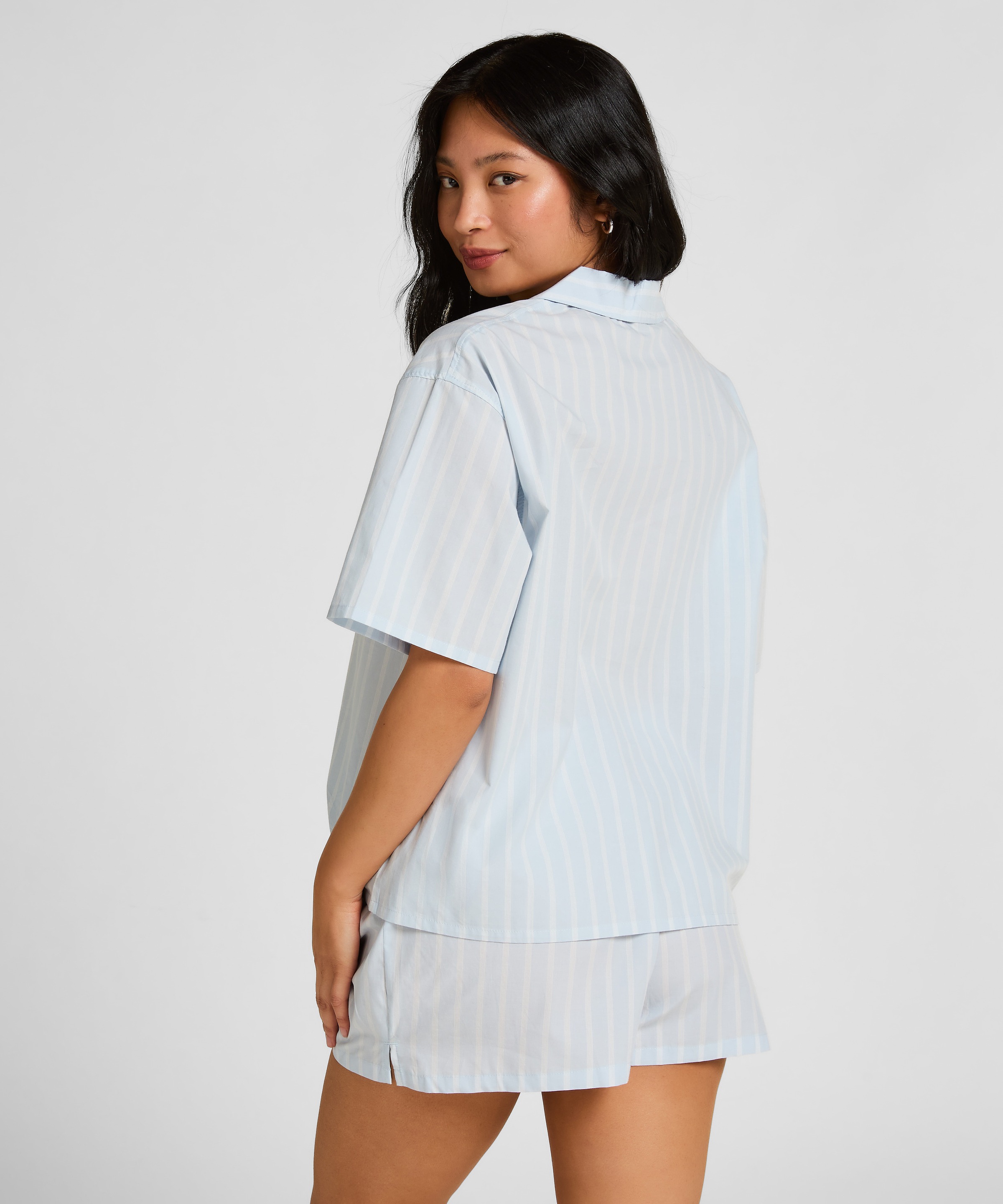 Hunkemöller Pyjama »Gestreiftes Baumwolljacke«