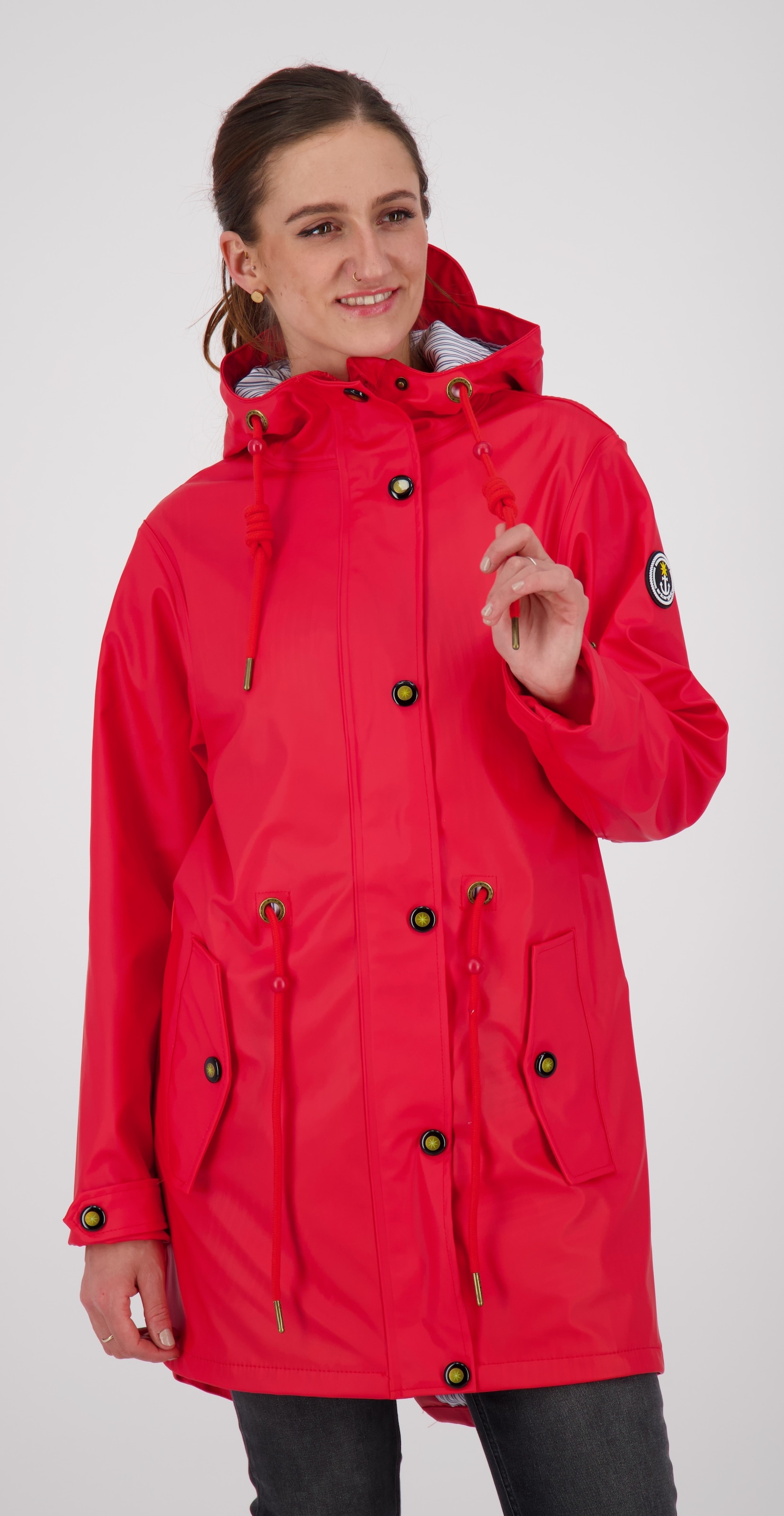 DEPROC Active Regenjacke "Friesennerz LOVE PEAK UNI WOMEN", auch in Großen Größen erhältlich