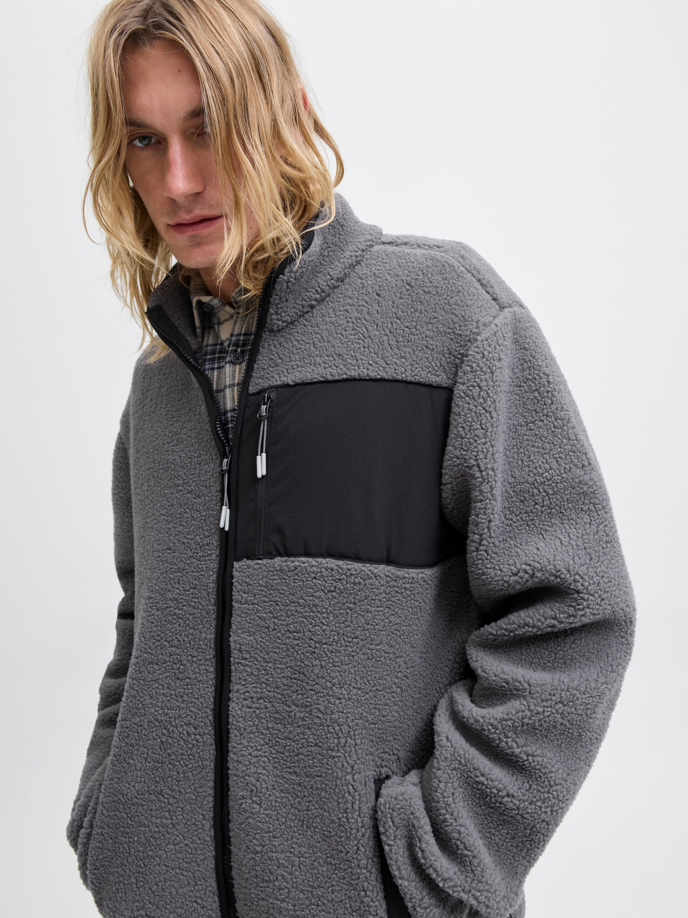 Jack & Jones Fleecejacke "JJTHATCHER FLEECE JACKET" günstig online kaufen