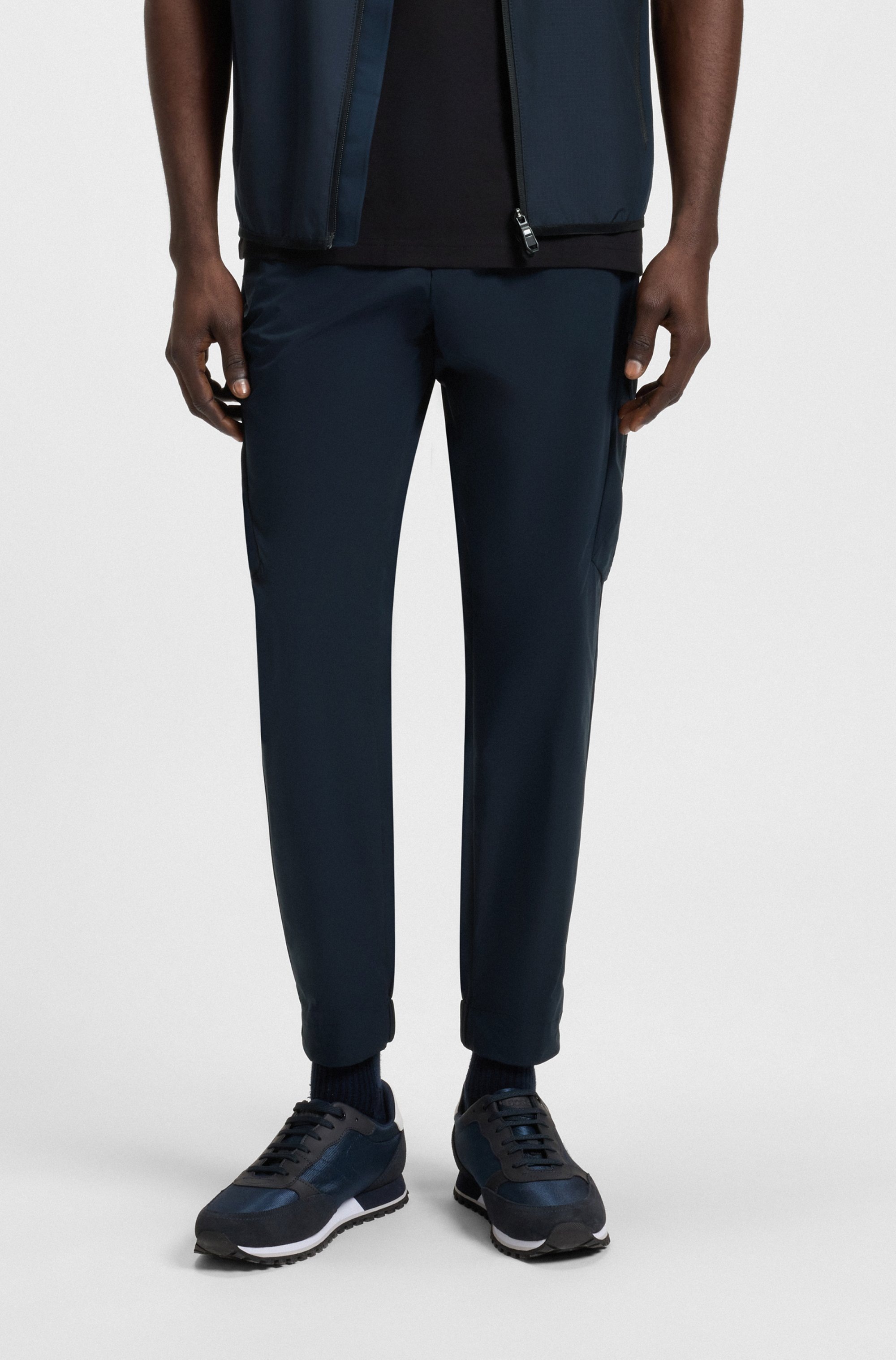 BOSS GREEN Cargohose "T Urbanex-CargoLight", mit elastischem Bund und Korde günstig online kaufen
