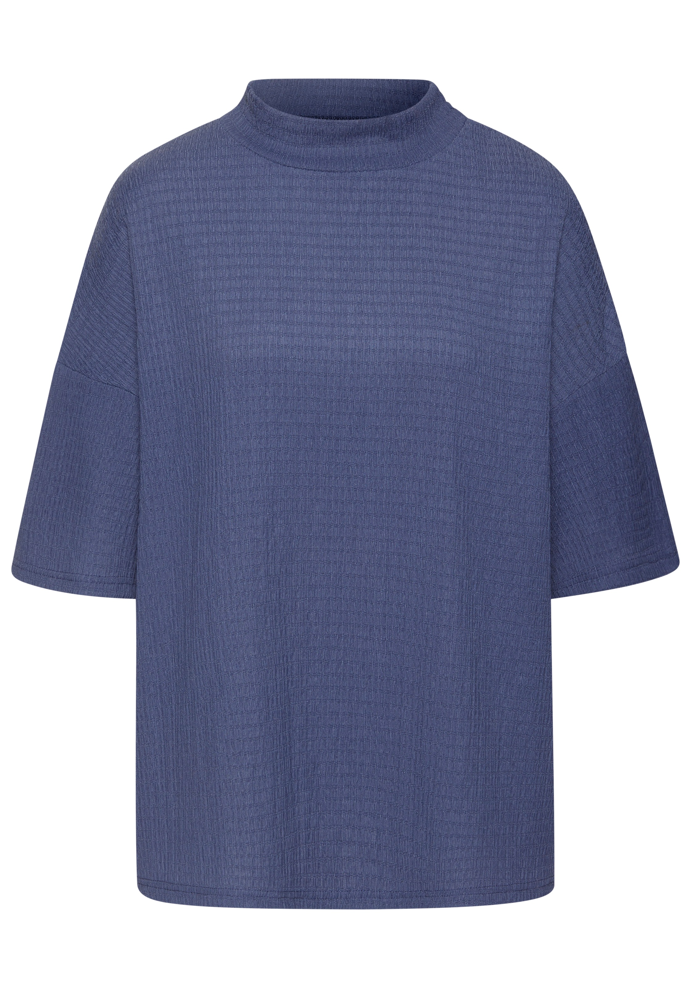 LASCANA Kurzarmshirt »mit Stehkragen«, (2er-Pack), aus bügelfreier Crêpe-Qualität