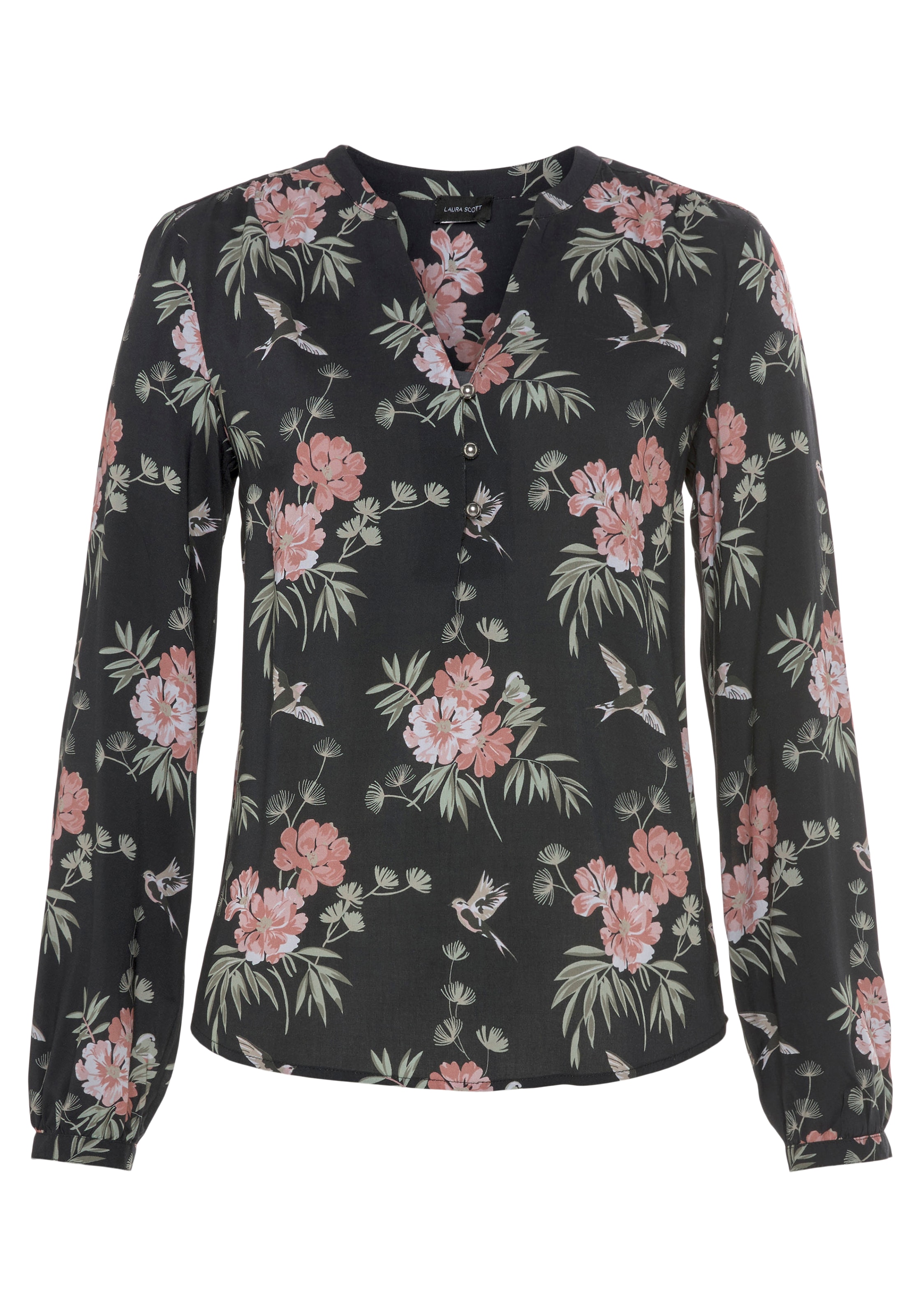 Laura kaufen mit floralem Hemdbluse, | online Scott BAUR Print