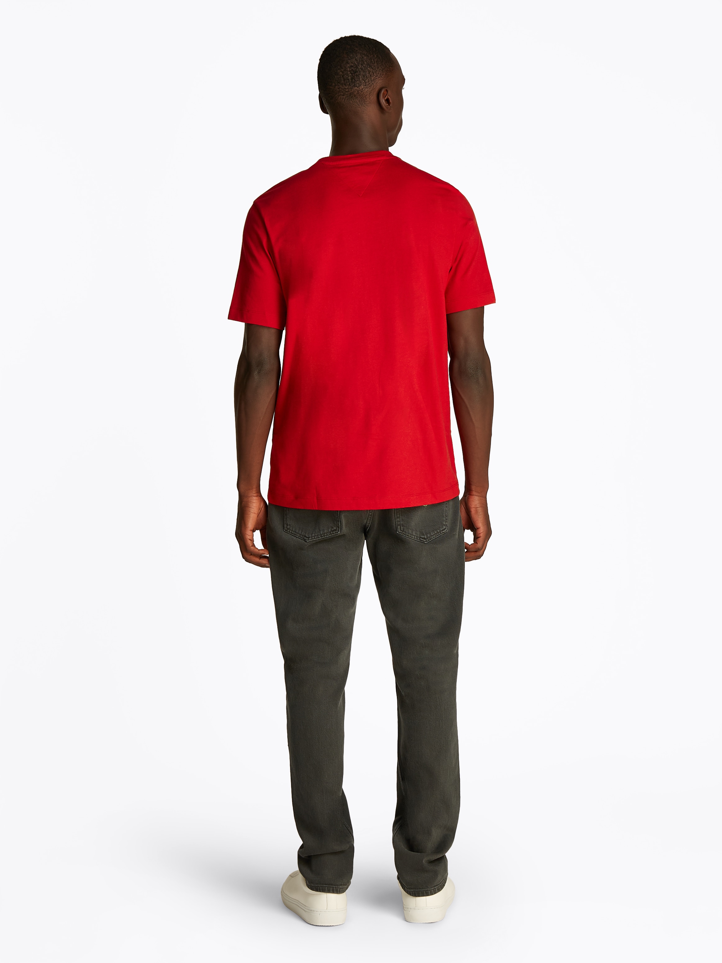 Tommy Hilfiger T-Shirt »ESSENTIAL REG FIT SOLID TEE«, mit Rundhalsausschnitt