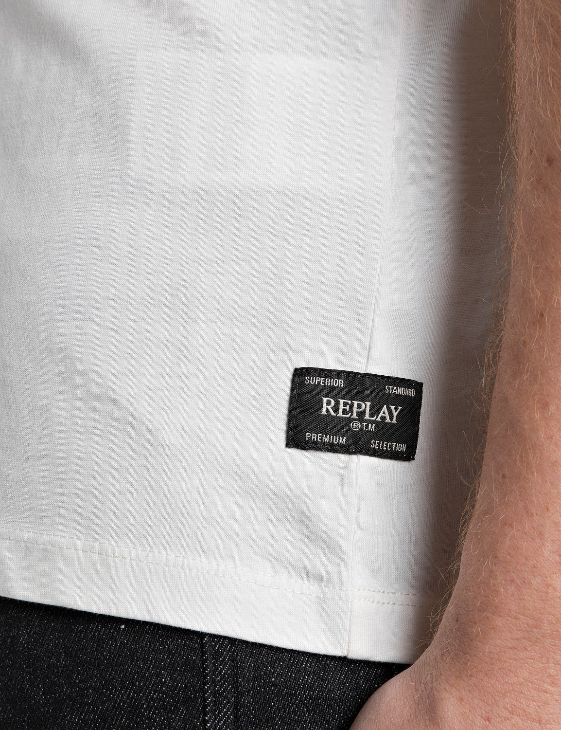 Replay T-Shirt, mit Logo-Frontprint