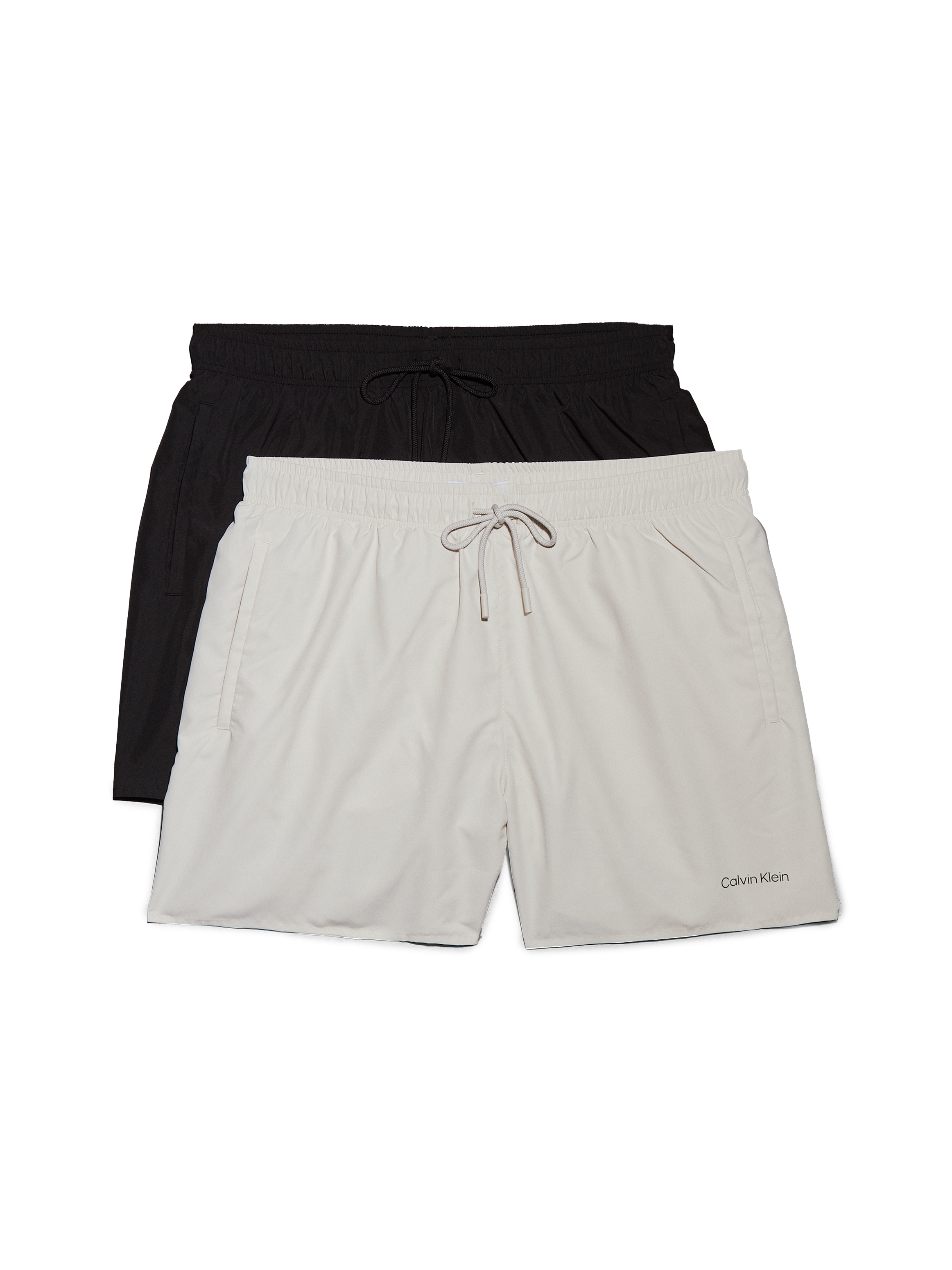 Calvin Klein Swimwear Badeshorts, (Packung, 2 St., 2er-Pack), mit Logo