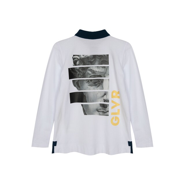 Gulliver Poloshirt, mit stylischem Print und Kontrast-Kragen ▷ bestellen |  BAUR