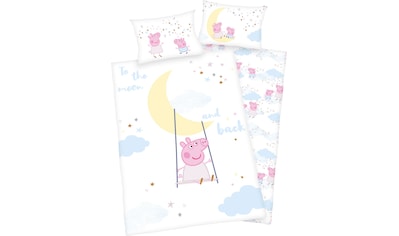 Peppa Pig Babybettwäsche »Peppa Pig«, mit niedlichem Motiv und liebevollem Schriftzug kaufen