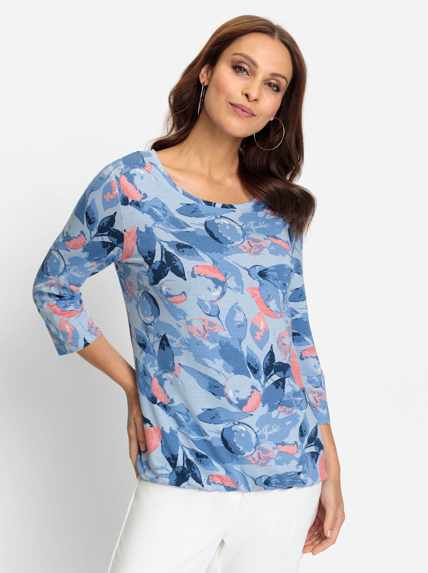 Lady Print-Shirt "3/4-Arm-Shirt", 1 Stk. günstig online kaufen