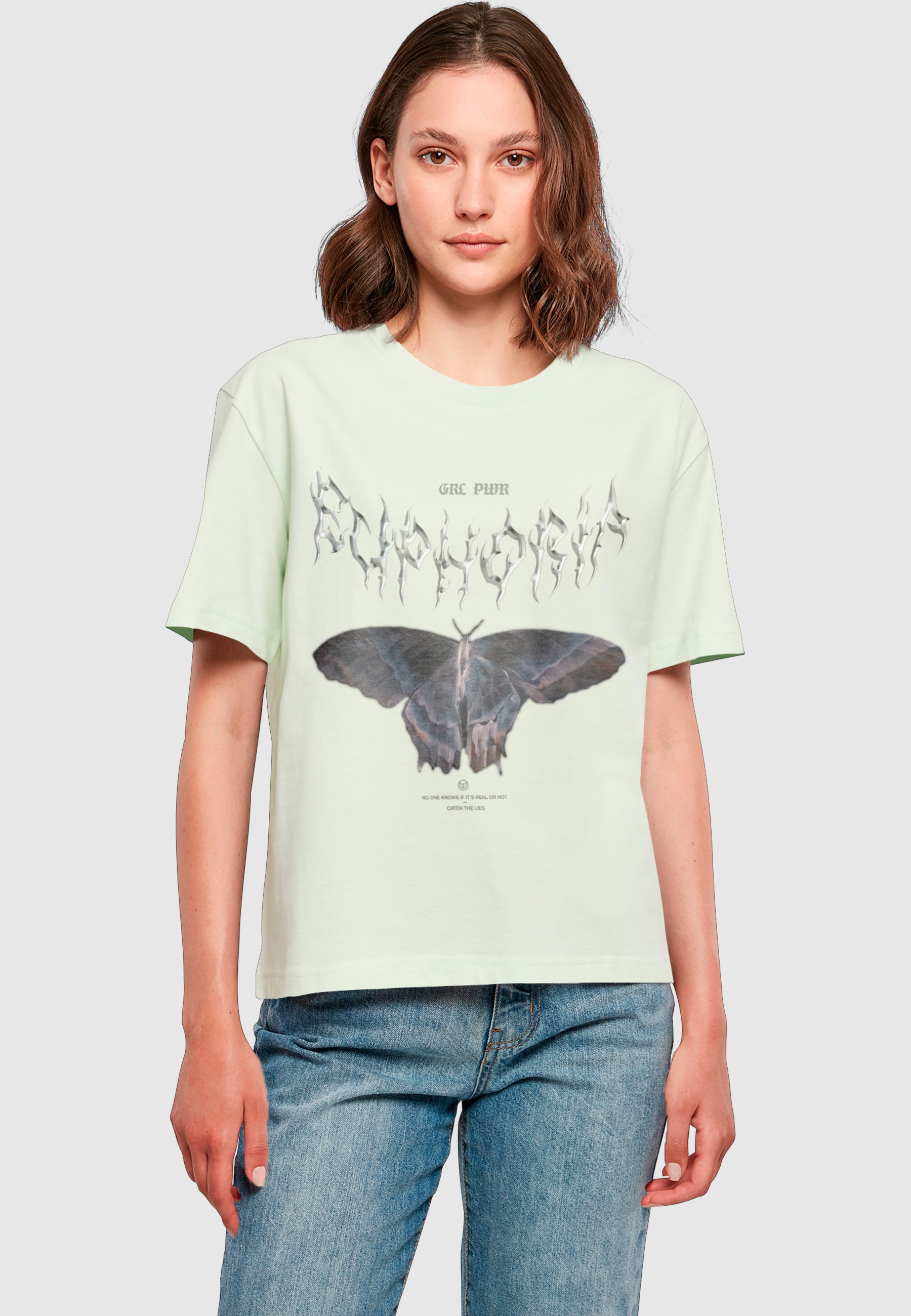 Miss Tee Kurzarmshirt »Miss Tee Damen Euphoria Tee« 1 Stk.