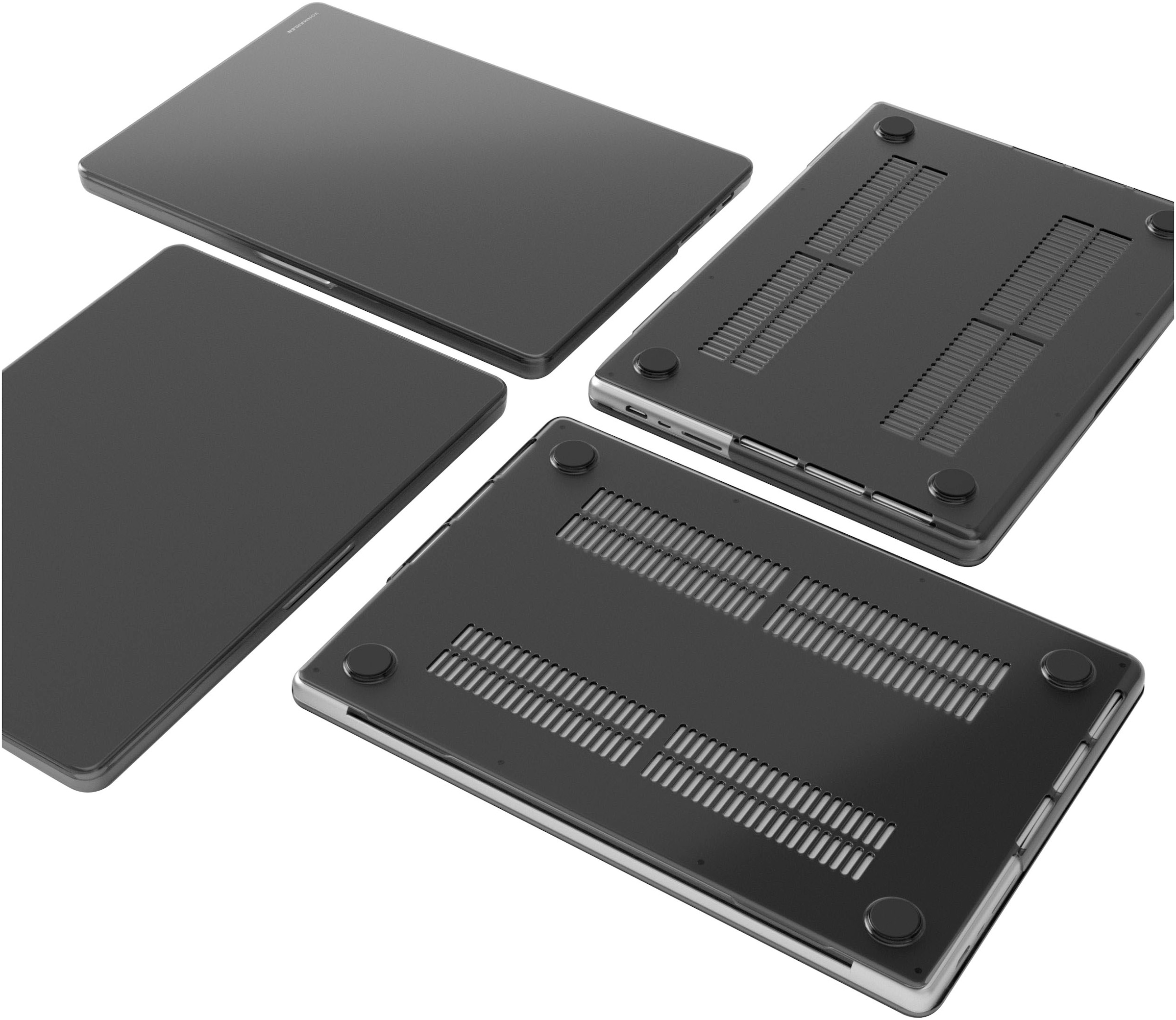 VONMÄHLEN Laptop-Hülle »Transparent Case for MacBook MacBook Air 13 Clear Black«