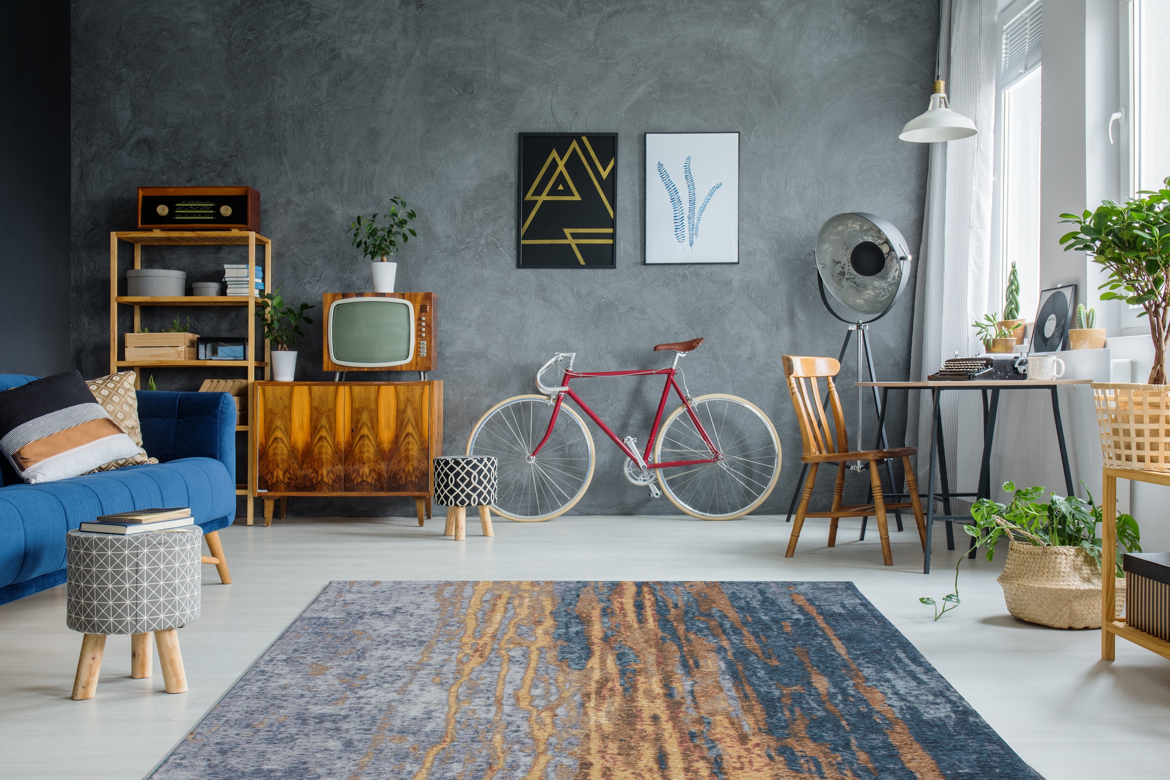 Arte Espina Teppich »Blaze 300«, rechteckig, spannendes Design,stilvolle Farbgebung,pflegeleicht & widerstandsfähig