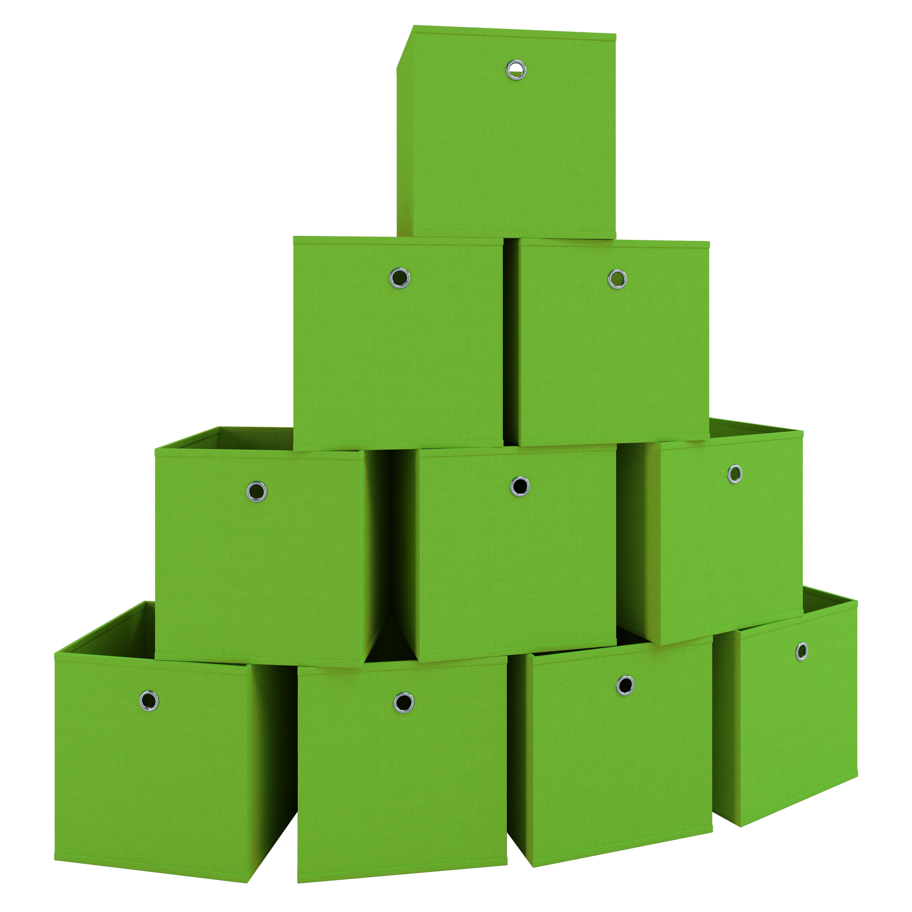VCM Faltbox "10er Set Faltbox Klappbox Aufbewahrungsbox Boxas"