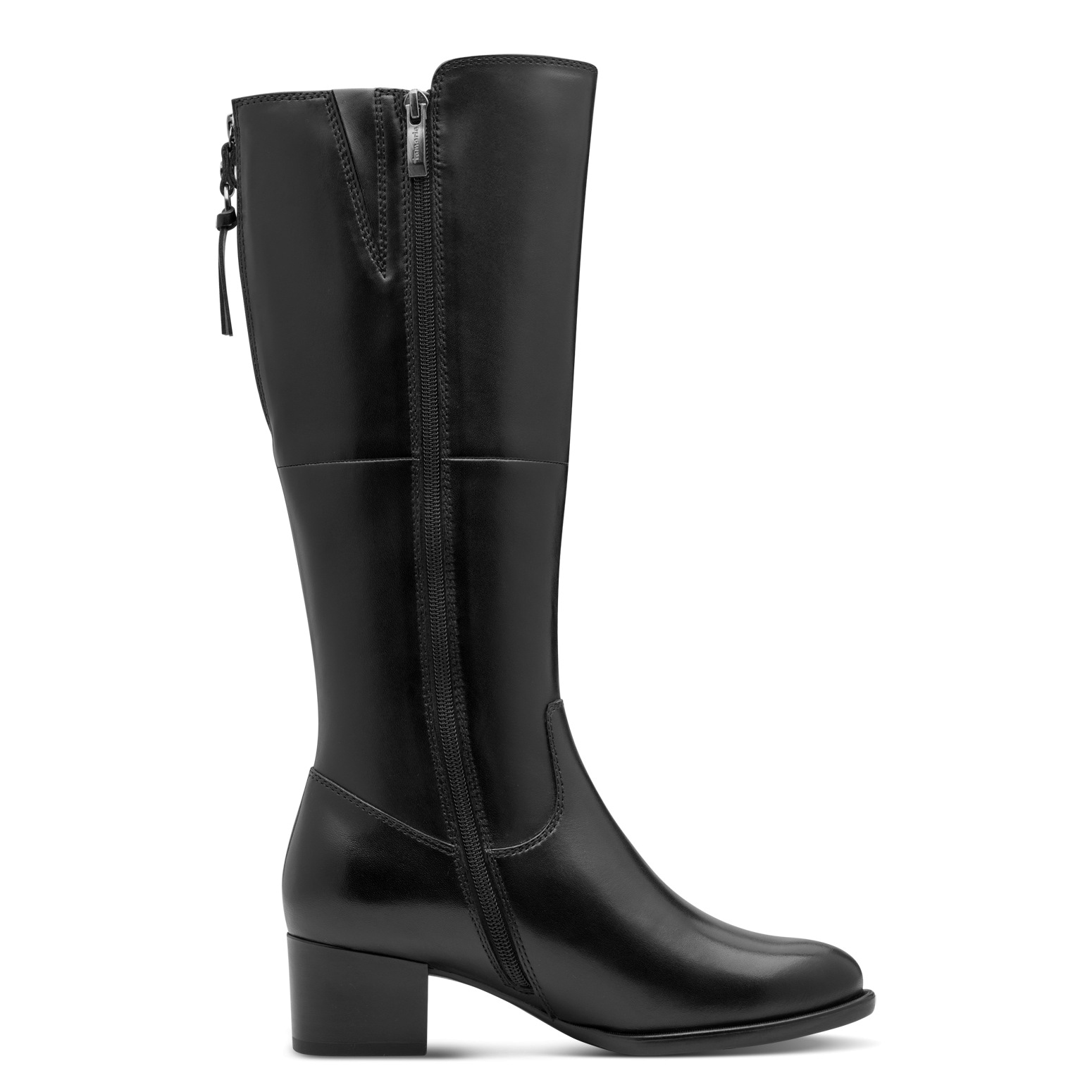 Tamaris Stiefel  , Blockabsatz, Langschaftstiefel mit Innenreißverschluss