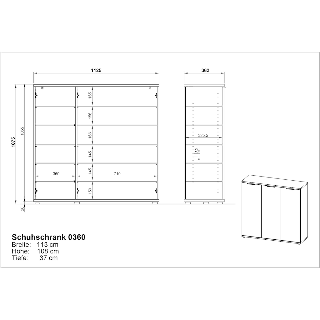 GERMANIA Schuhschrank »Stanton«