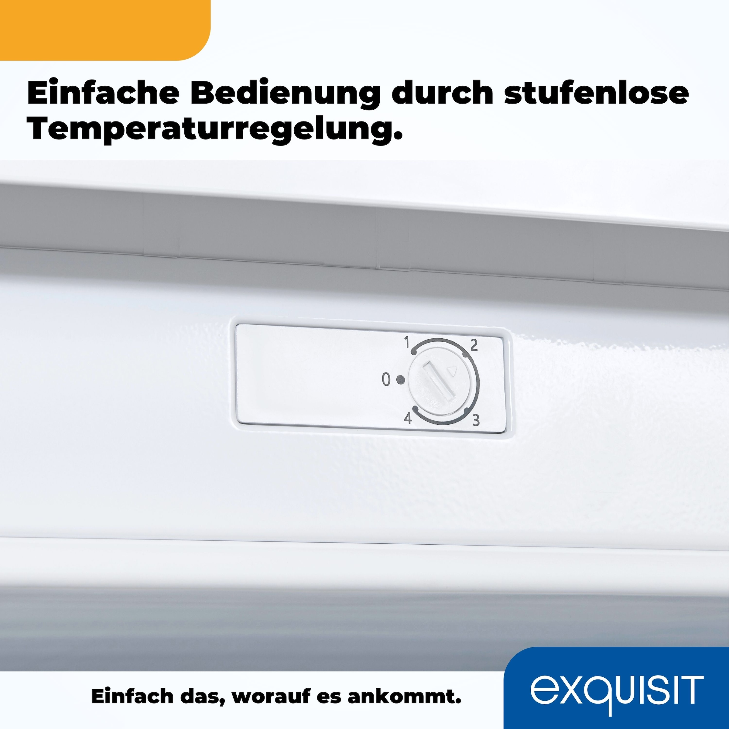 exquisit Gefrierschrank »GS81-051C«, 84,5 cm hoch, 54,9 cm breit
