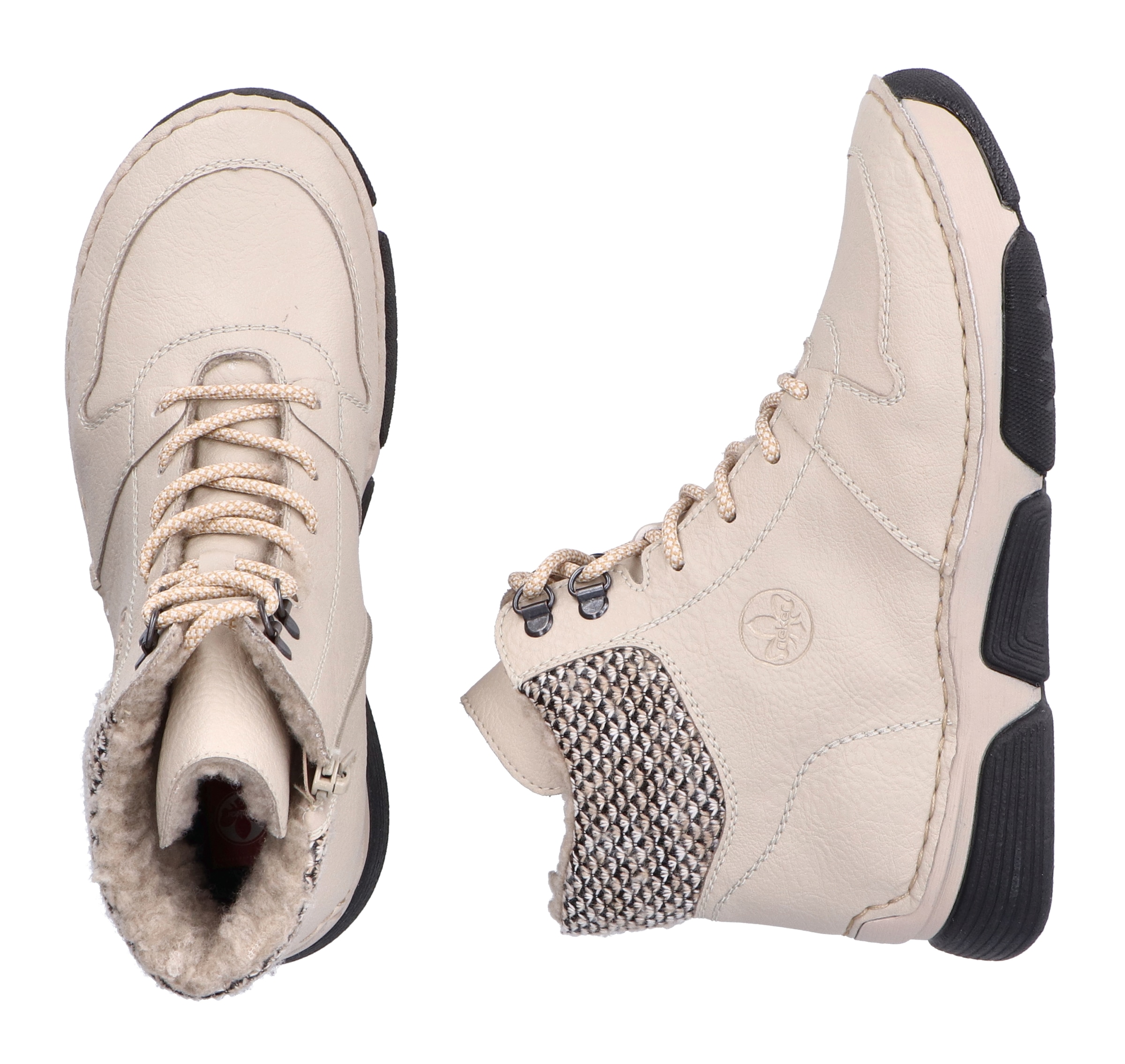 Rieker Winterboots  , Schnürboots, Stiefelette mit praktischem Innenreißverschluss