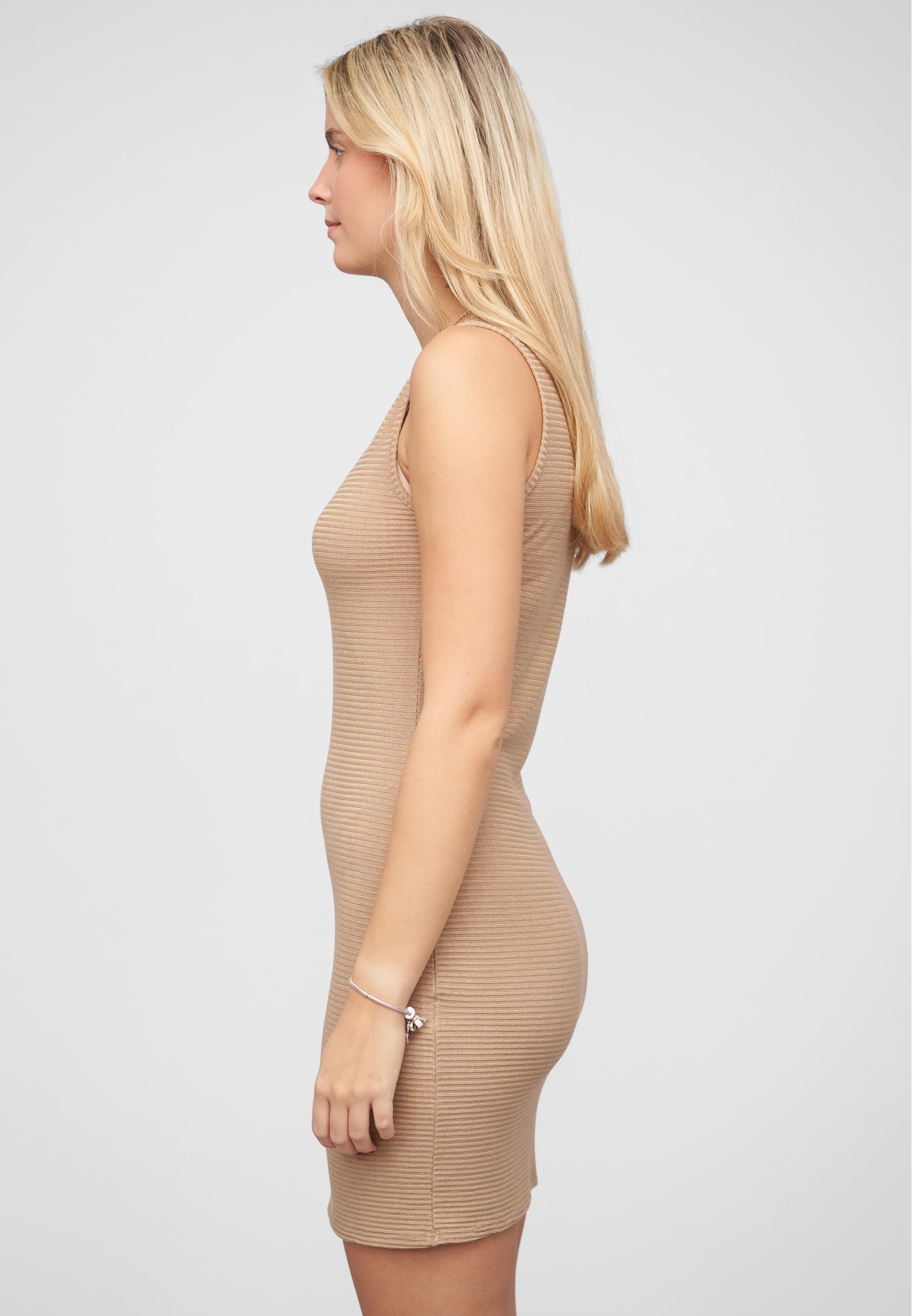 CLOUD 5IVE Shirtkleid »CLOUD 5IVE Viskose Kleid Ärmellos mit Rundhals« 1 Stk. tlg.