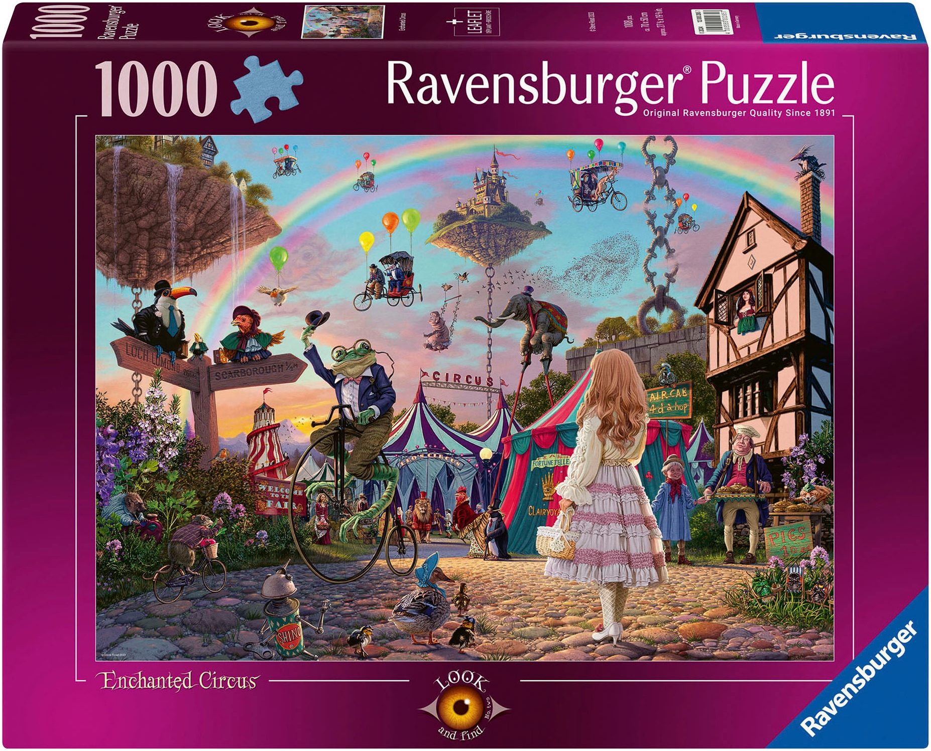 Puzzle »Look and find No 2, Verzauberter Zirkus«, Made in Germany; FSC® - schützt Wald...