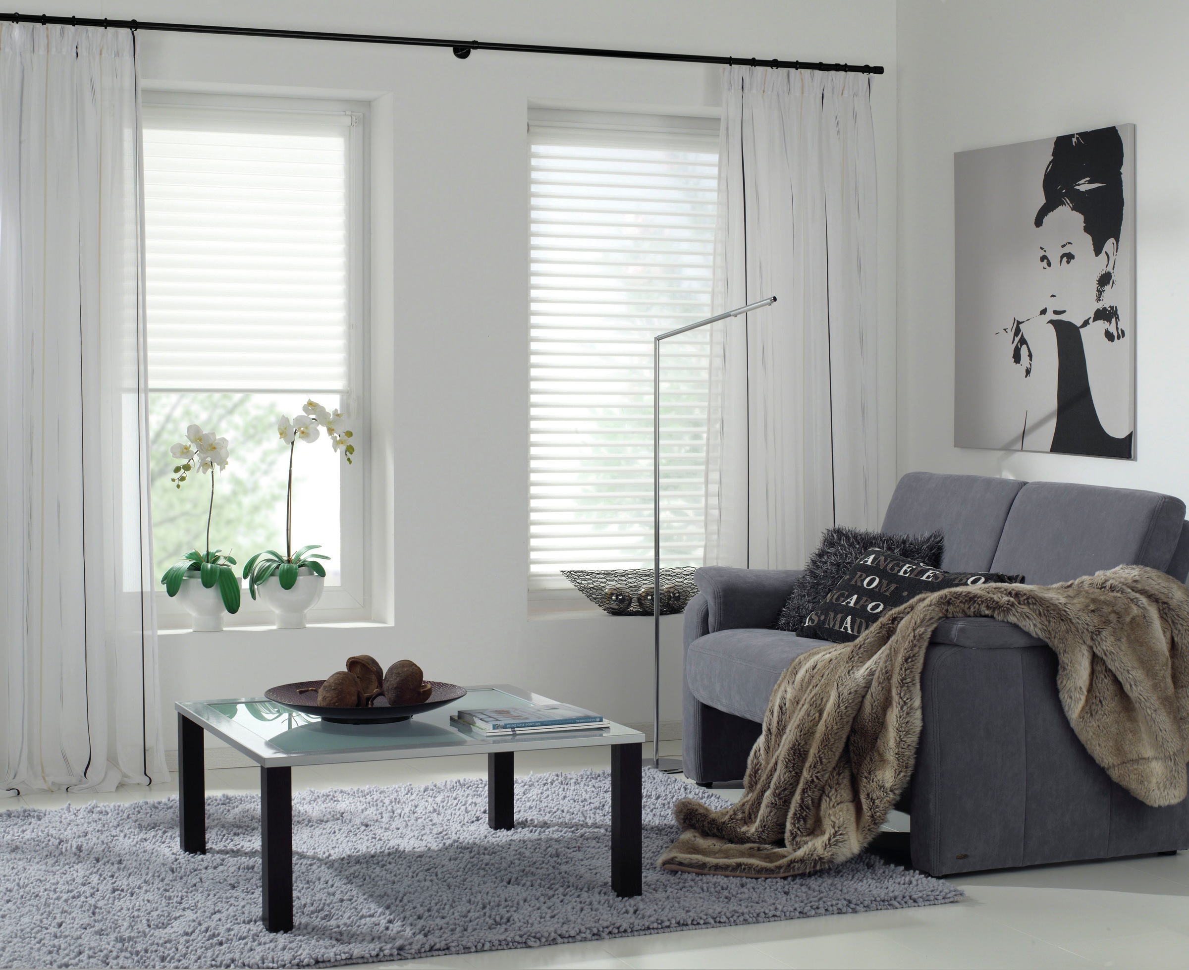 Thumbnail - GARDINIA Gardinenstangen-Endstück "Zylinder" Serie Einzelprogramm Chicago Ø 20 mm