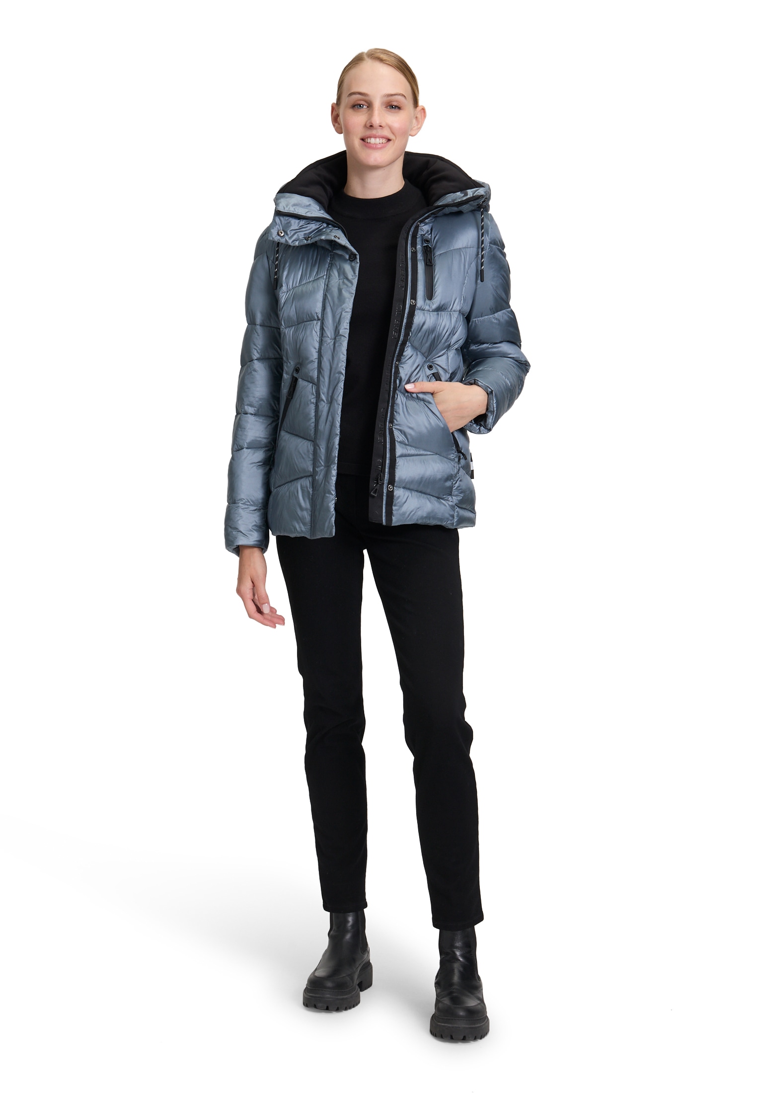 Gil Bret Steppjacke, mit Kapuze, mit Kapuze