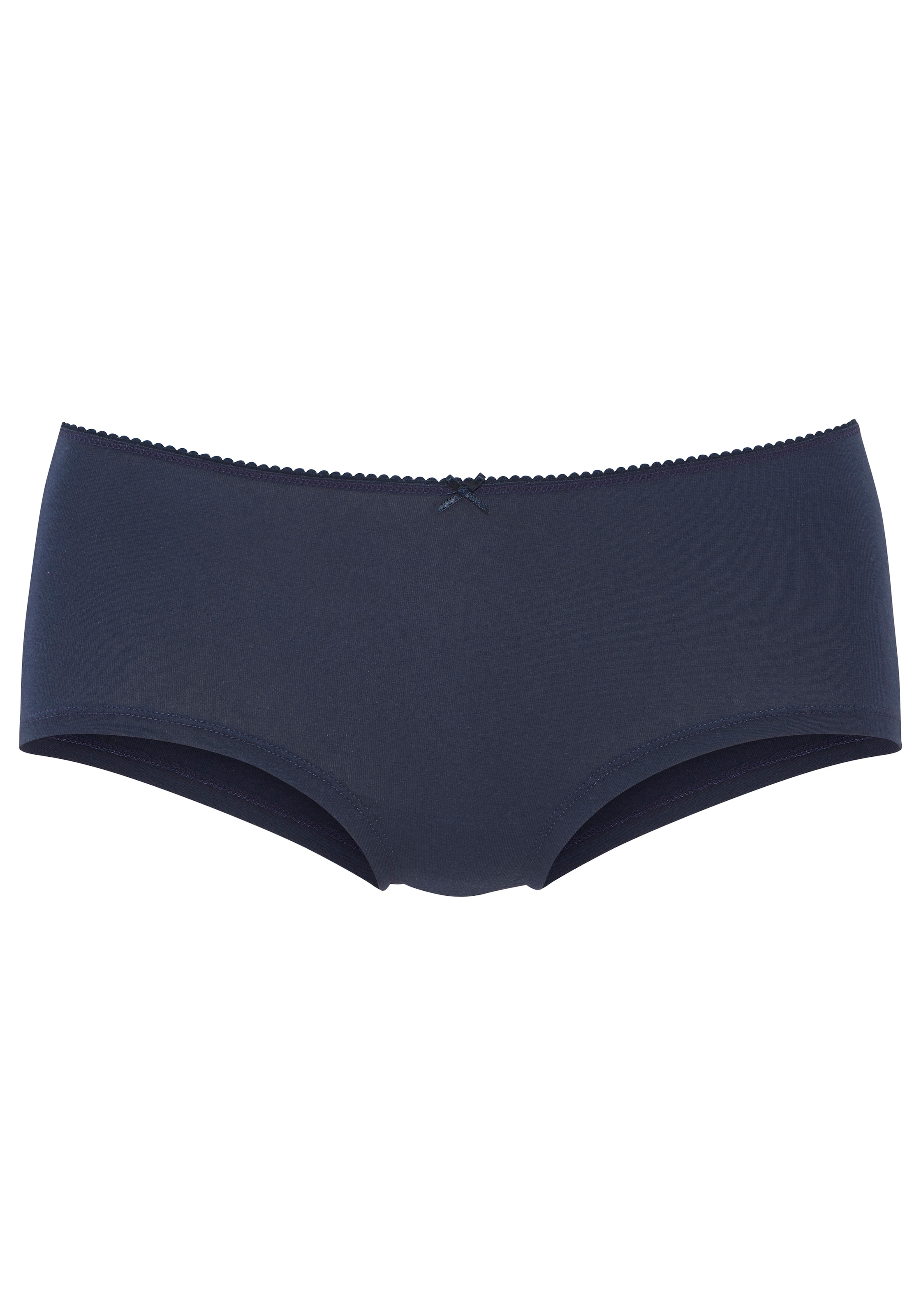 Vivance Panty 5er  Pack,  mit kleiner Häkelkante, angenehme Baumwollqualität