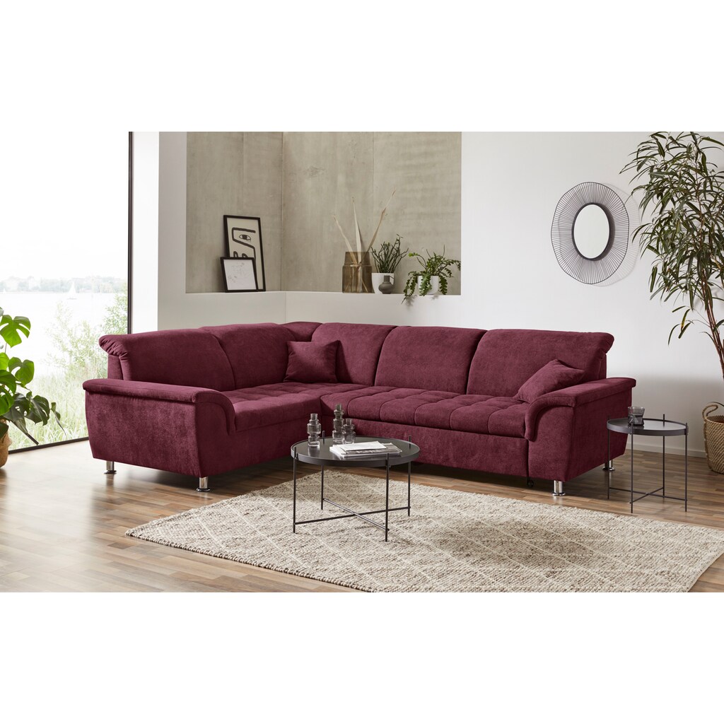 DOMO collection Ecksofa »Franzi L-Form«