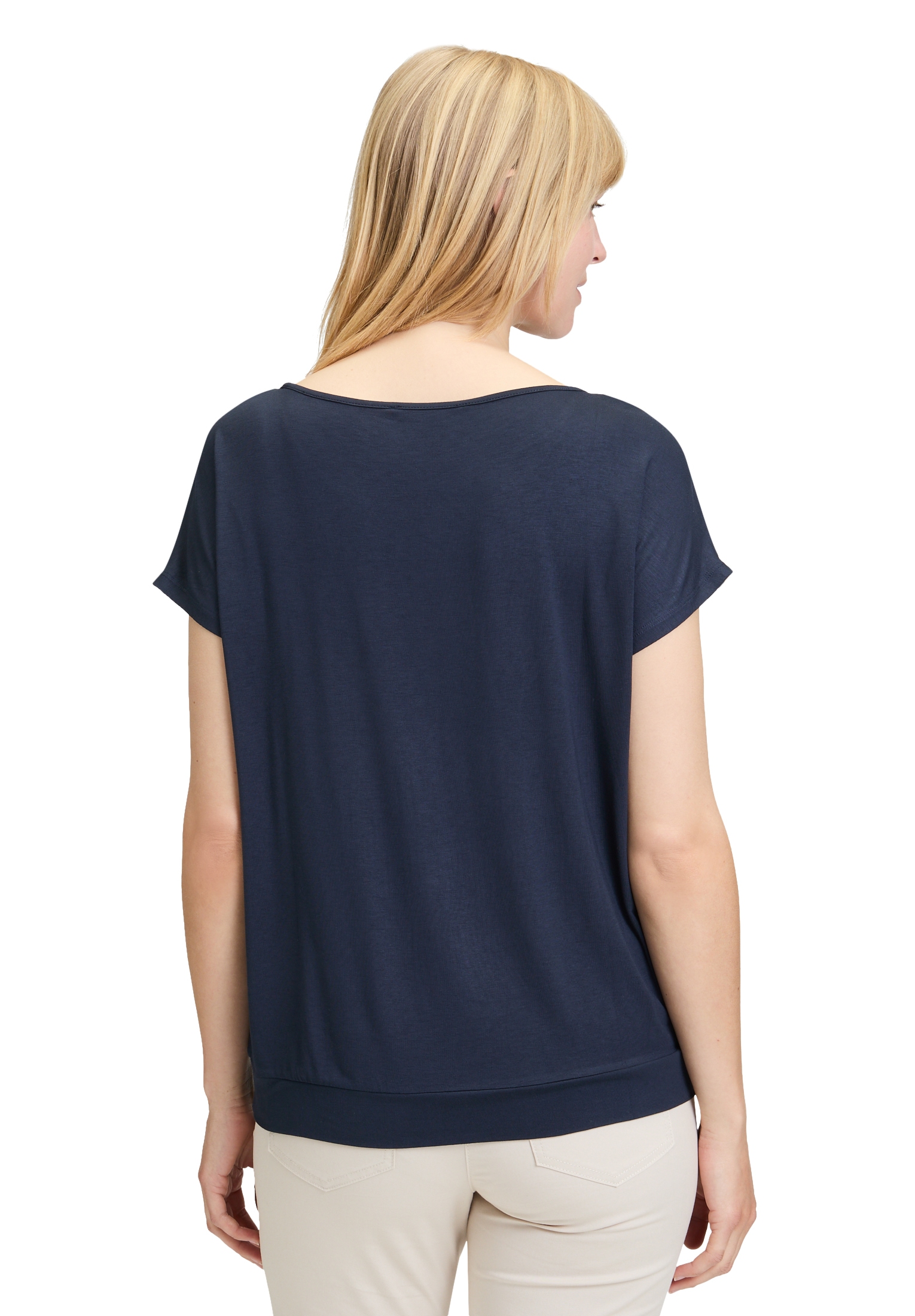 Betty Barclay Kurzarmshirt »Betty Barclay Basic Shirt mit Schleifenknoten«, (1 tlg.)