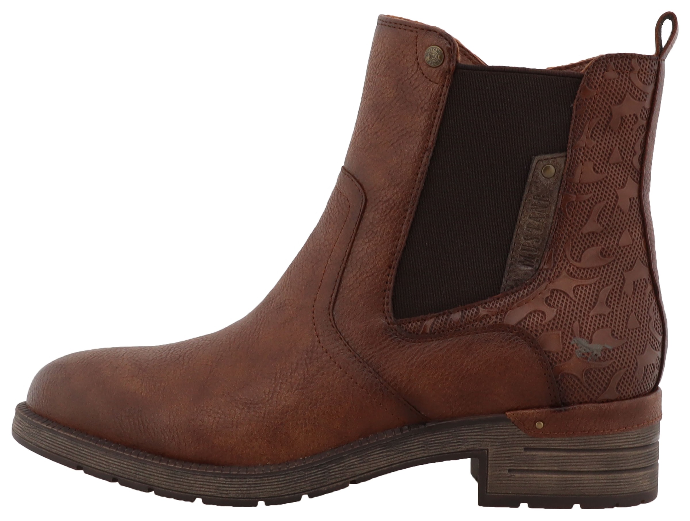 Mustang Shoes Winterstiefelette »Gelja«  Stiefelette, Winterboots mit Anziehlasche