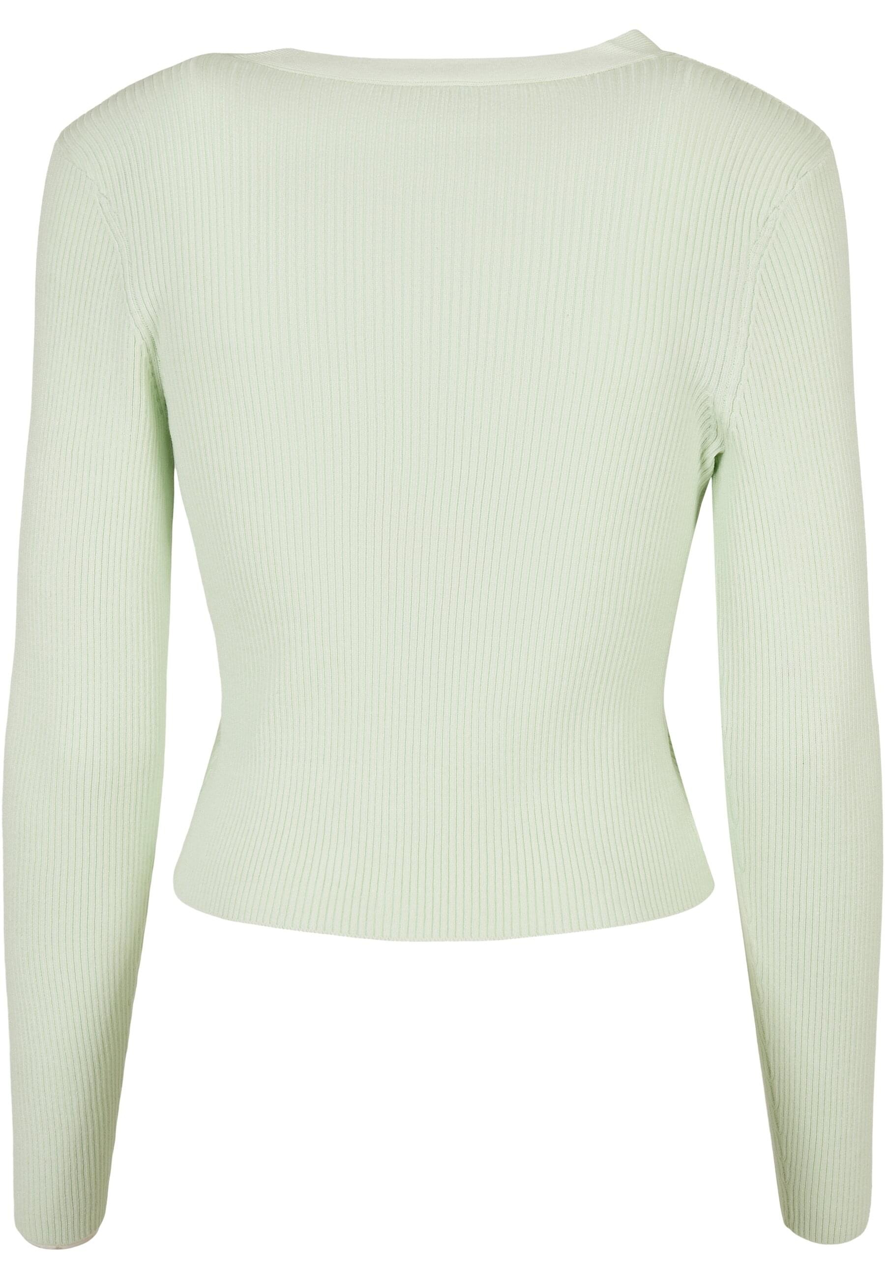 URBAN CLASSICS Strickjacke »Urban Classics Damen Ladies Short Rib Knit Cardigan«