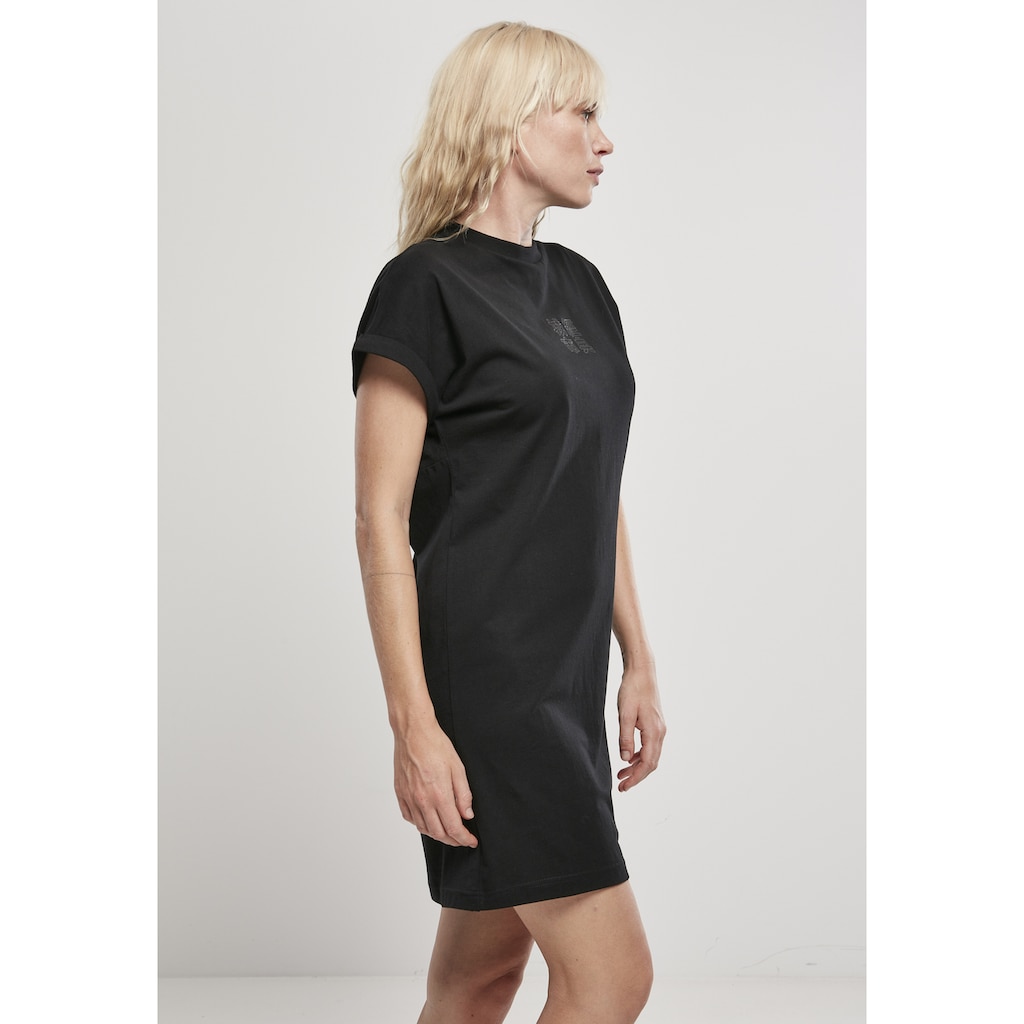 URBAN CLASSICS Jerseykleid »Frauen Ladies Cut On Sleeve Printed Tee Dress« (1 tlg.) NQ10512