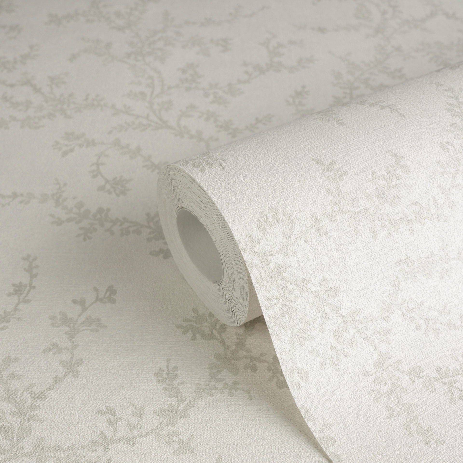 A.S. Création Vliestapete »mit floralem Muster stilvolle Wände« matt strukturiert Elegante Vliestapete mit feinem Blumenmuster