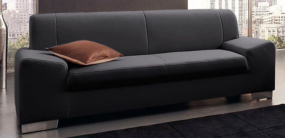 DOMO collection 3-Sitzer "Alisson zeitlose Formensprache, modern flache Arm günstig online kaufen