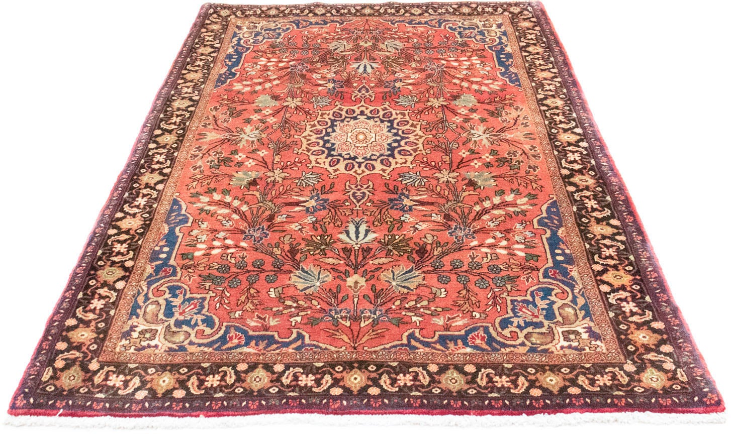 morgenland Orientteppich "Perser - Bidjar - 223 x 132 cm - hellrot", rechteckig, 15 mm Höhe, Wohnzimmer, Handgeknüpft, E