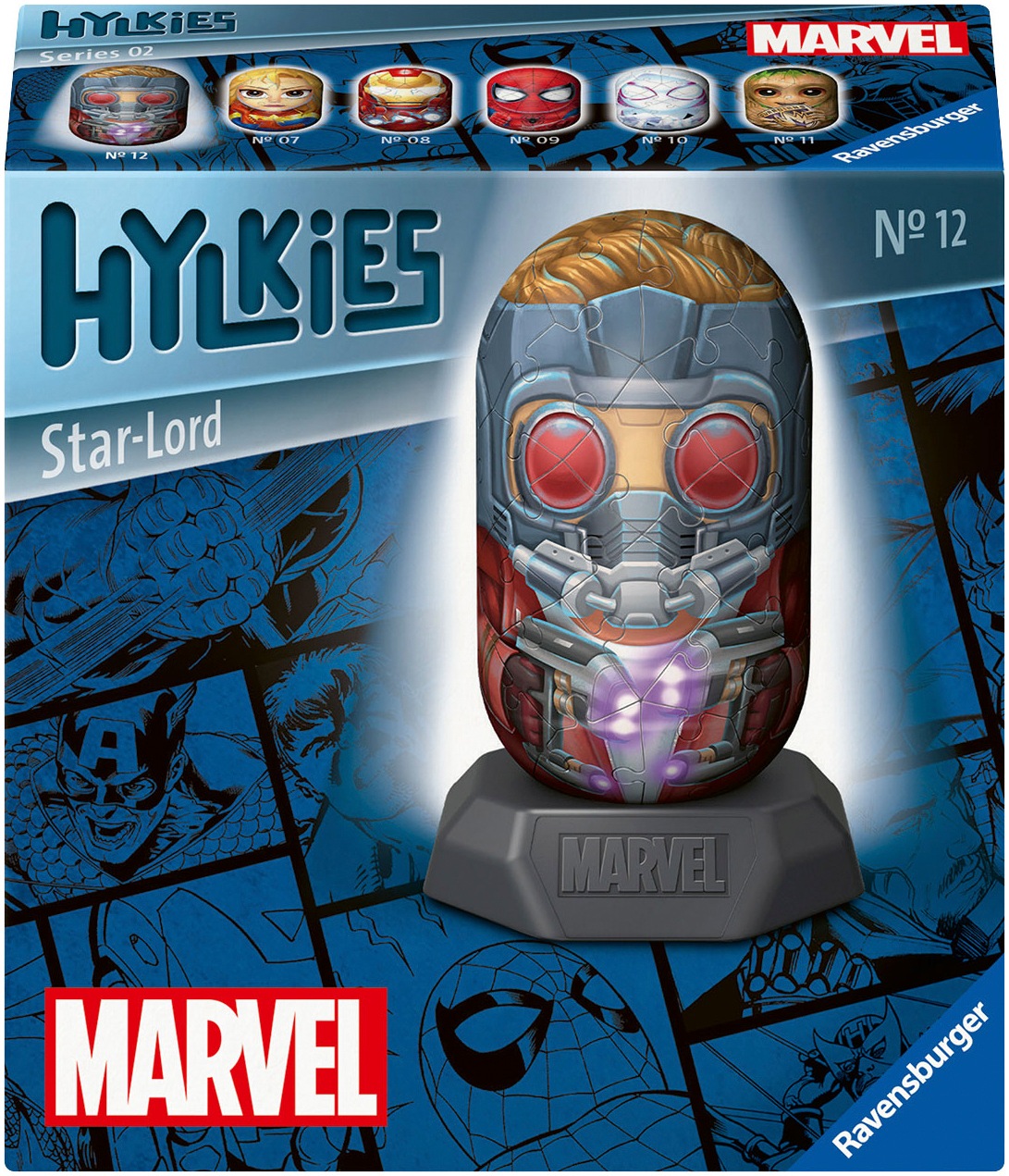 Ravensburger 3D-Puzzle »Marvel Heroes, Hylkies Sammelfigur #12 Star-Lord«, Made in Europe